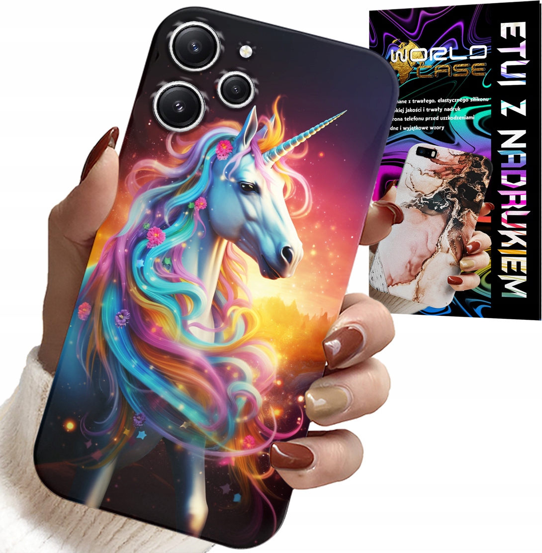 ETUI DO XIAOMI REDMI 12 4G - JEDNOROŻEC WZORY DLA DZIEWCZYNEK PREZENT