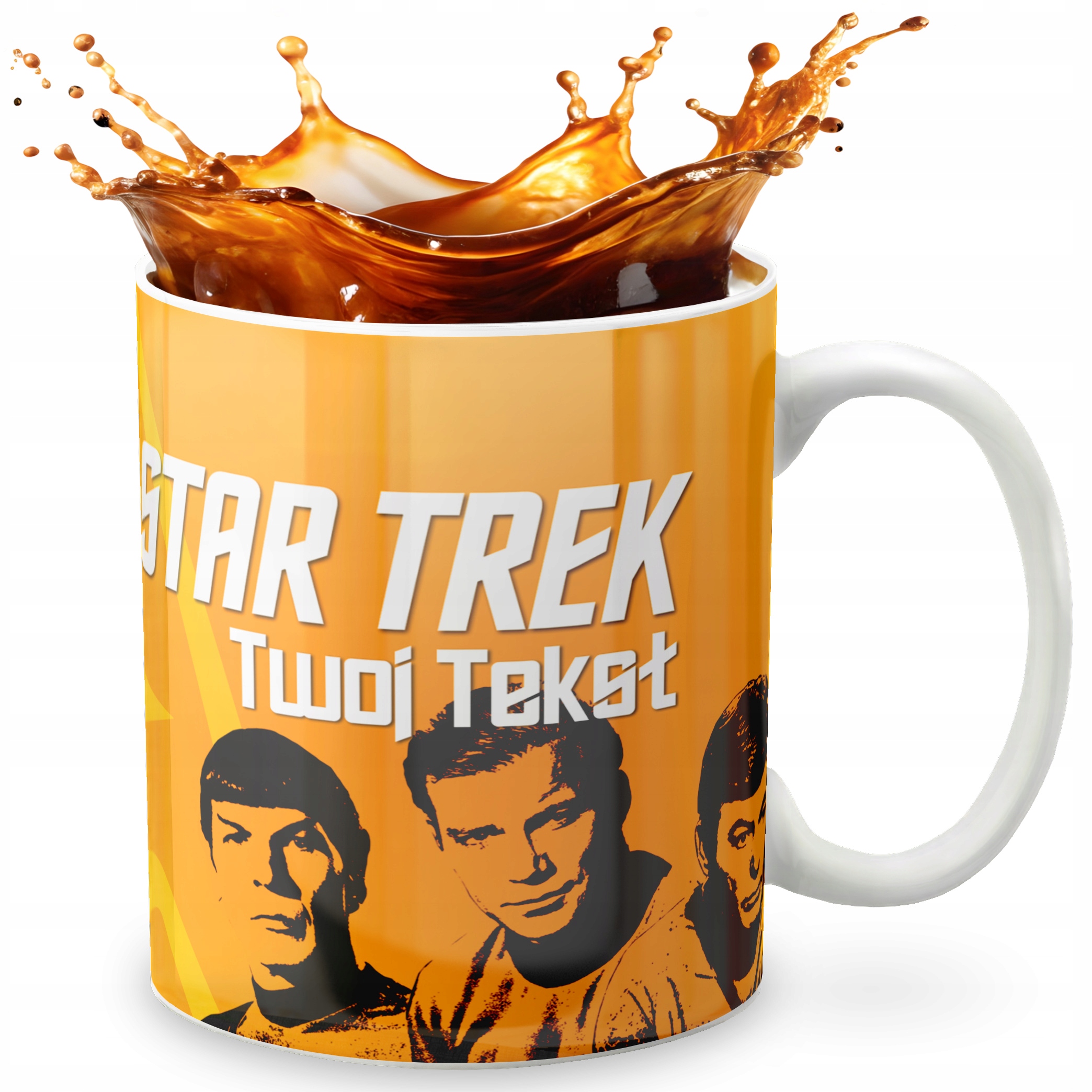 KUBEK 330ml GRAFIKA PREZENT ŚWIĘTA WZÓR FILM STAR KSIĘŻNICZKA IMIĘ