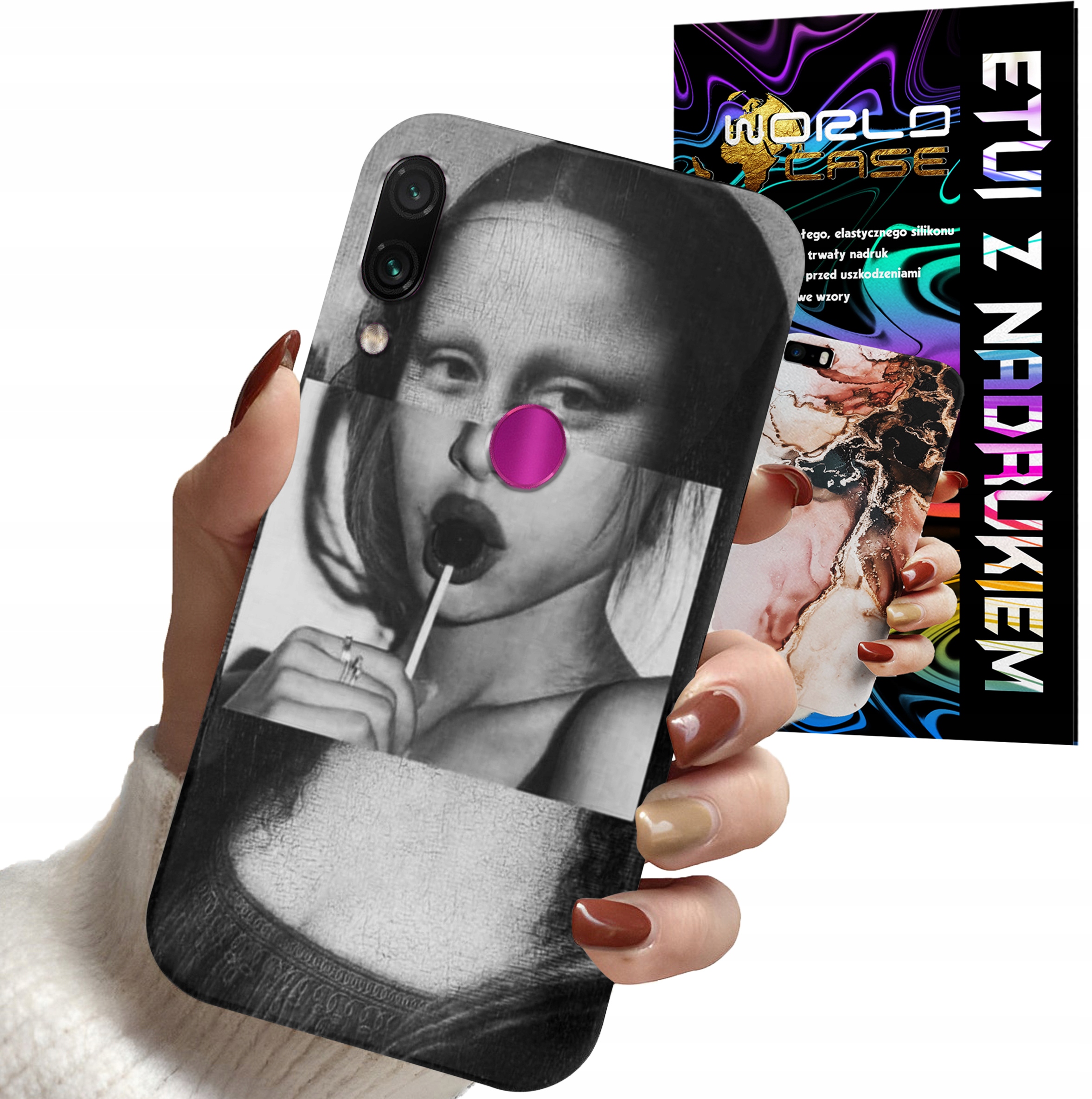 ETUI CASE DO XIAOMI NOTE 7 - MONA LISA WZORY DLA KOBIET PLECKI OBUDOWA