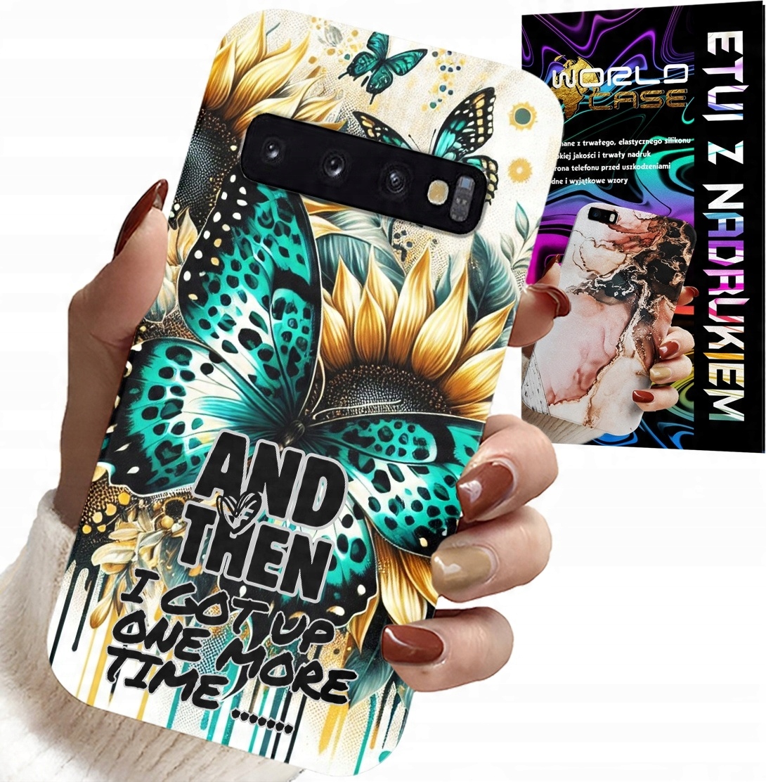 ETUI DO SAMSUNG GALAXY S10 - AND THEN I GOT UP, KOBIECE WZORY + FOLIA