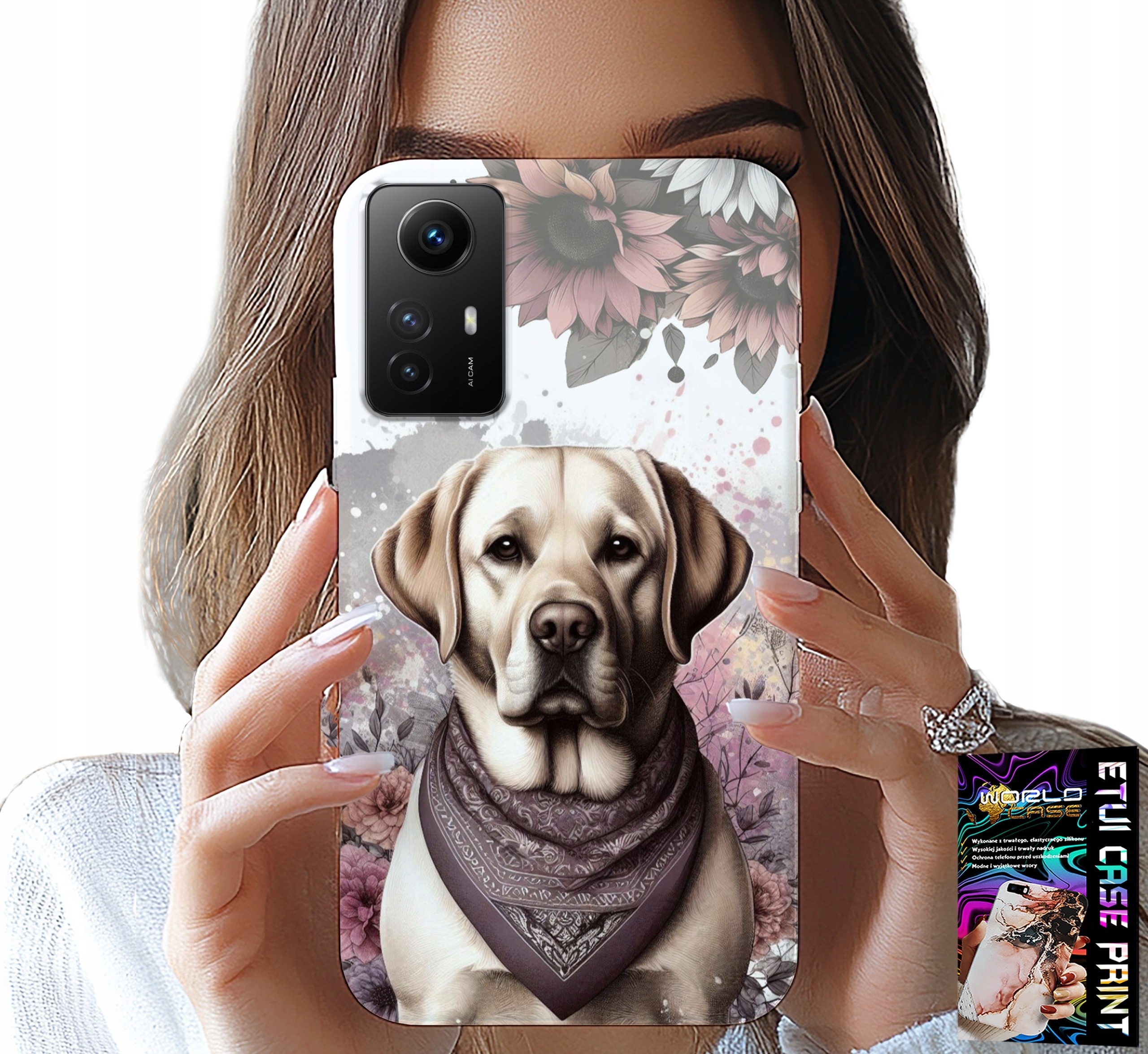 ETUI DO XIAOMI NOTE 12S 4G - PIESEK PIESKI HUSKY PSIE WZORY + SZKŁO