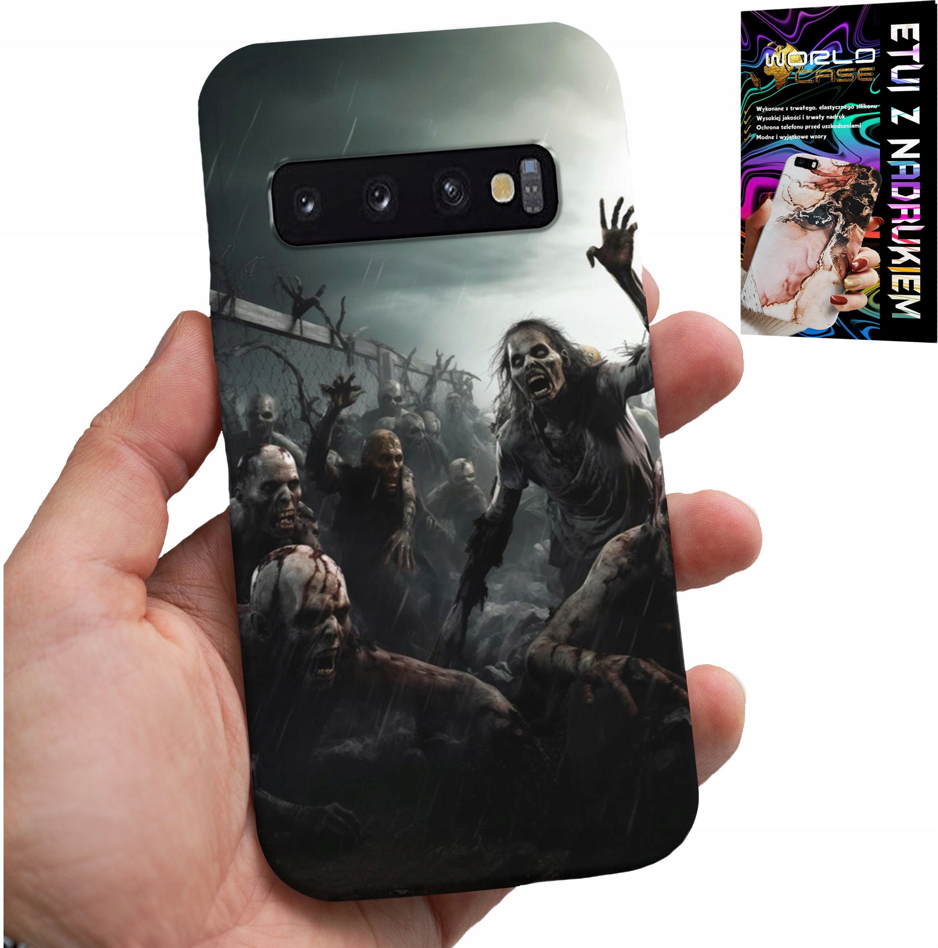 ETUI DO SAMSUNG GALAXY S10 PLUS - ZOMBI ZOMBIE ŻYWE TRUPY THE WALKING DEAD
