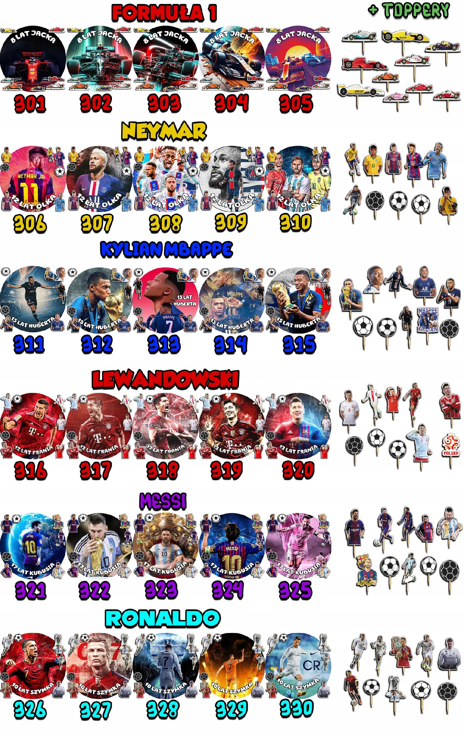 ZESTAW OPŁATEK NA TORT 20CM + TOPPERY PAPIEROWE - VENOM + IMIĘ 15CM 18CM