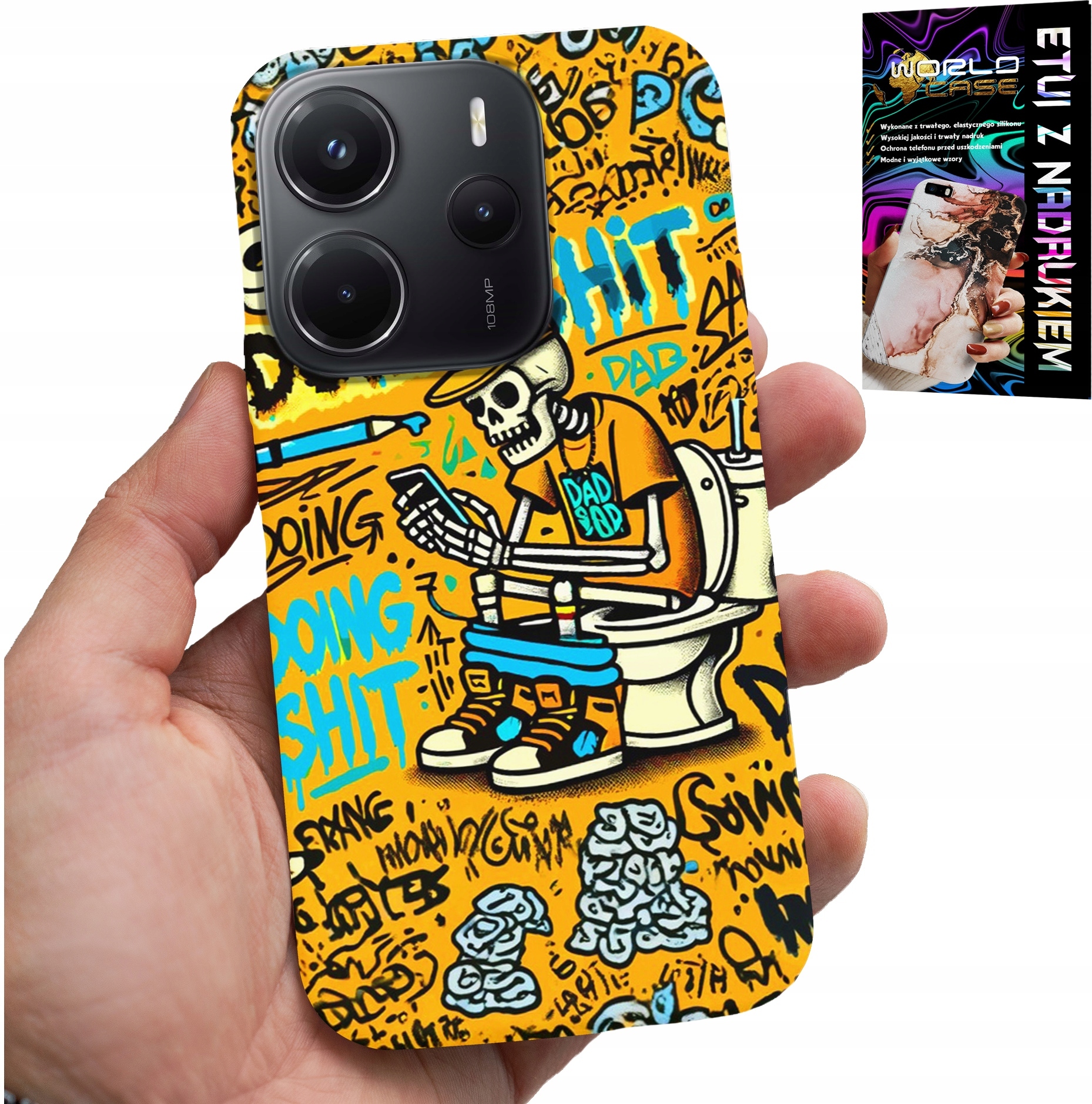 ETUI DO XIAOMI NOTE 14 4G - DOING SHIT KOŚCIOTRUP NA KIBLU CASE