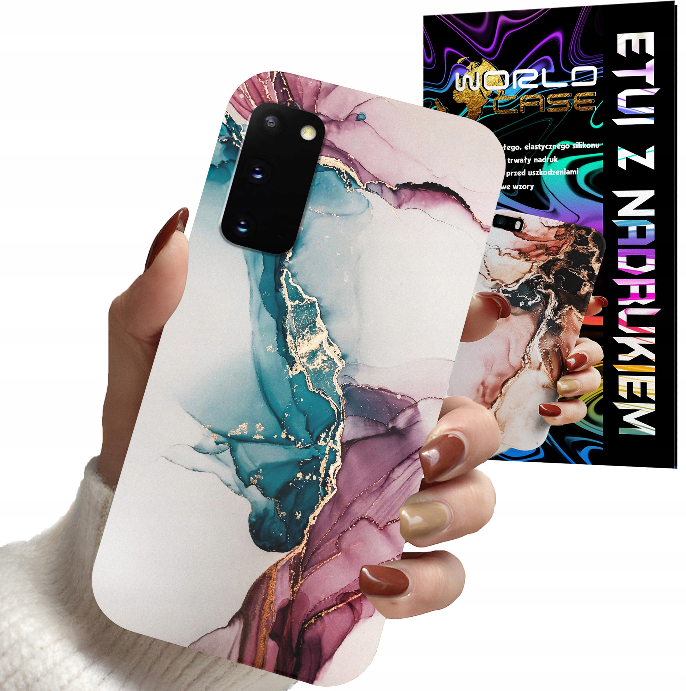 ETUI CASE DO SAMSUNG S20 FE - MARMUR WZORY DLA KOBIET PLECKI OBUDOWA