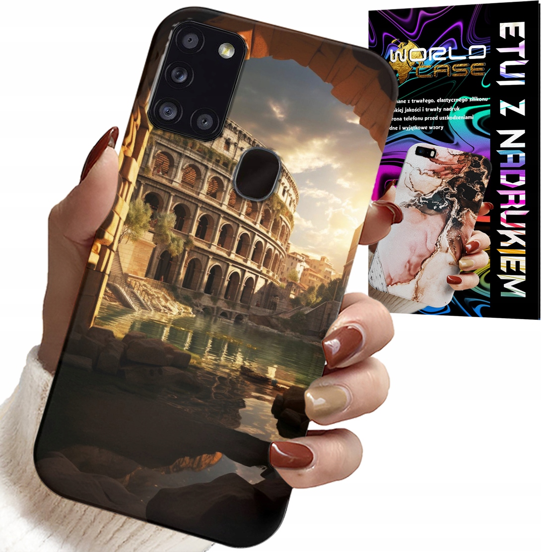 ETUI DO SAMSUNG GALAXY A21s - RZYM COLOSSEUM RZYMIANIE STAROŻYTNOŚĆ