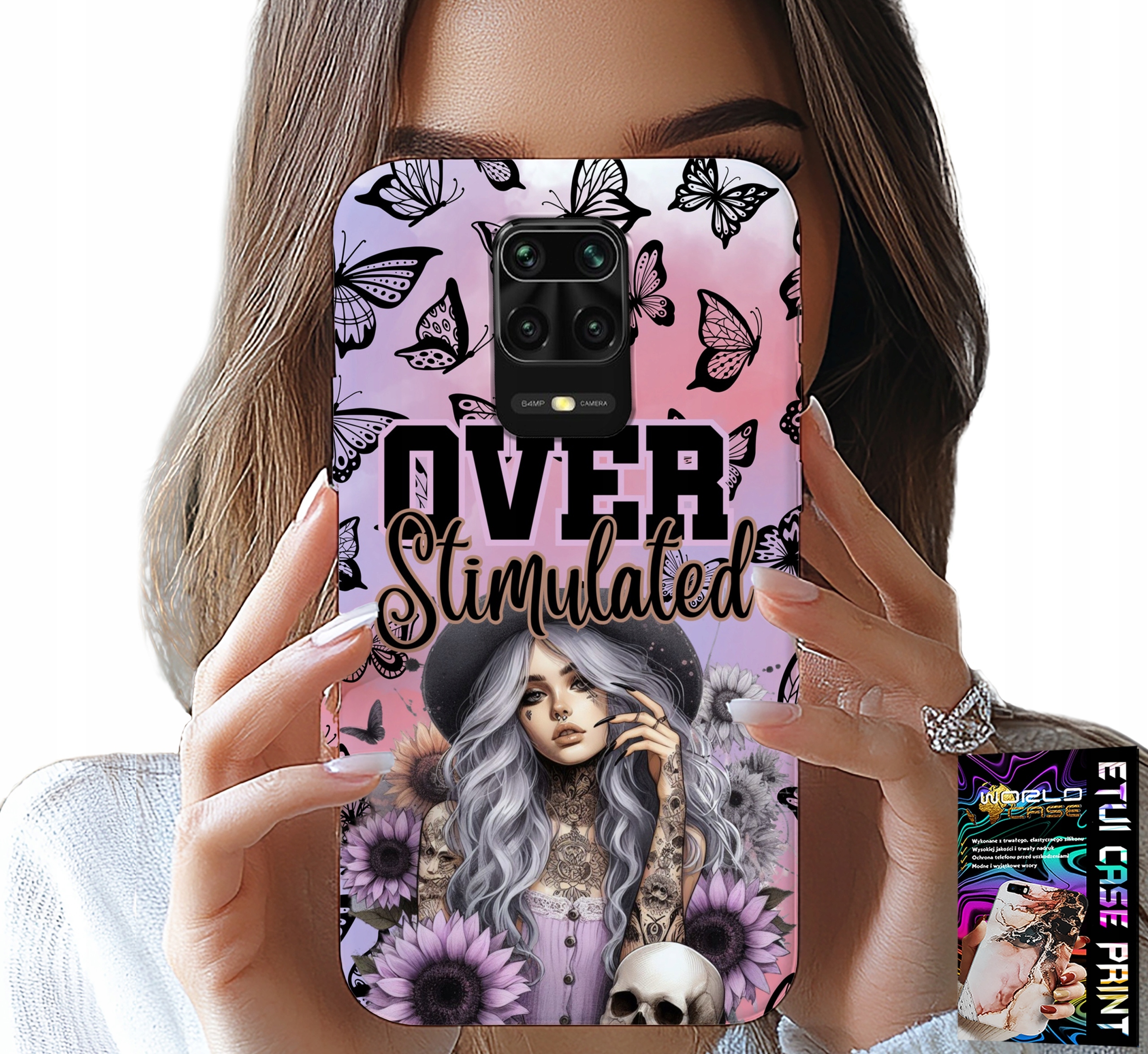 ETUI DO XIAOMI NOTE 9 PRO / 9S - OVER STIMULATED, NASTOLETNIE WZORY, CASE