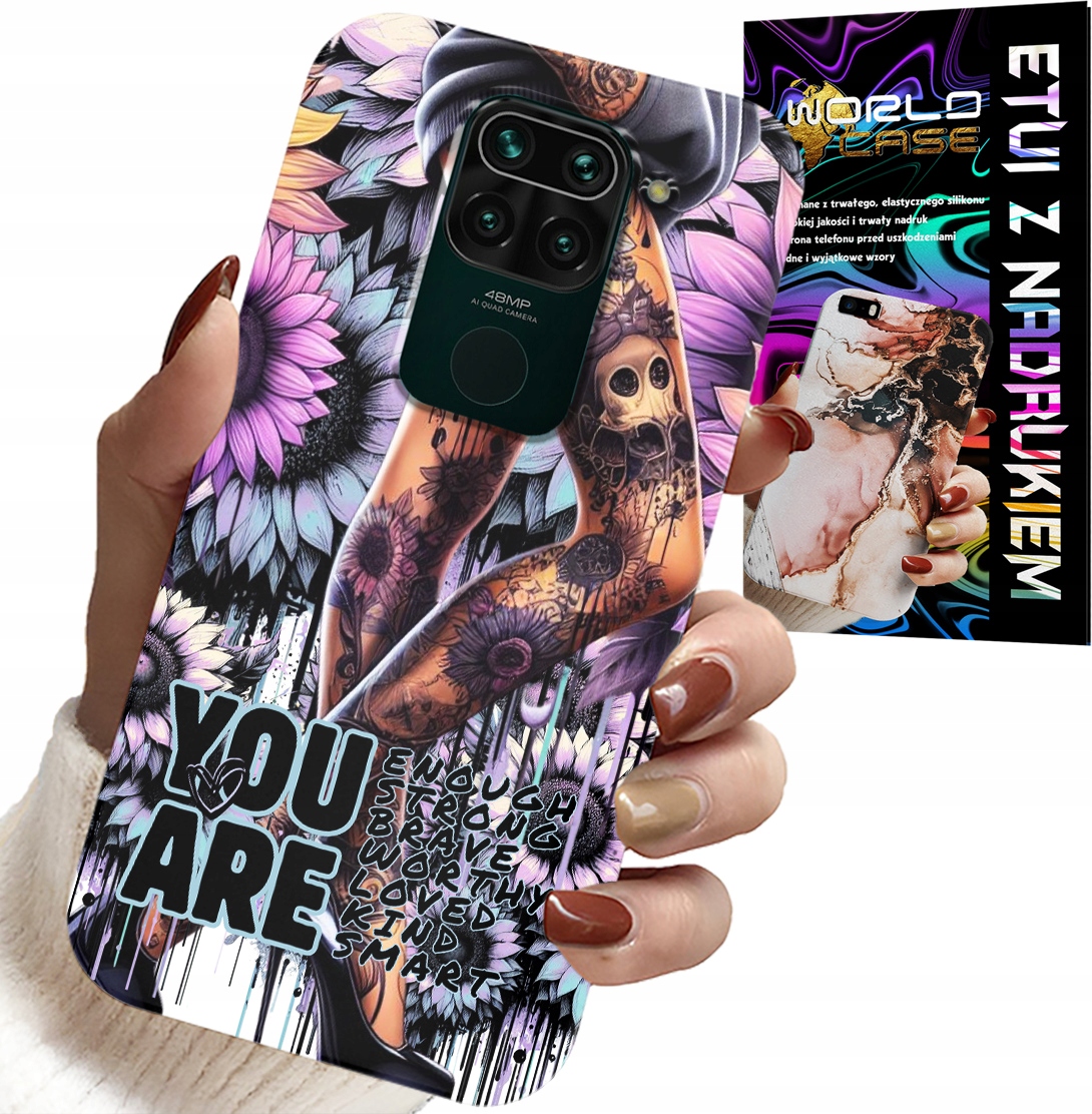 ETUI DO XIAOMI NOTE 9 - KOBIECE WZORY YOU ARE KOBIETA Z TATUAŻEM