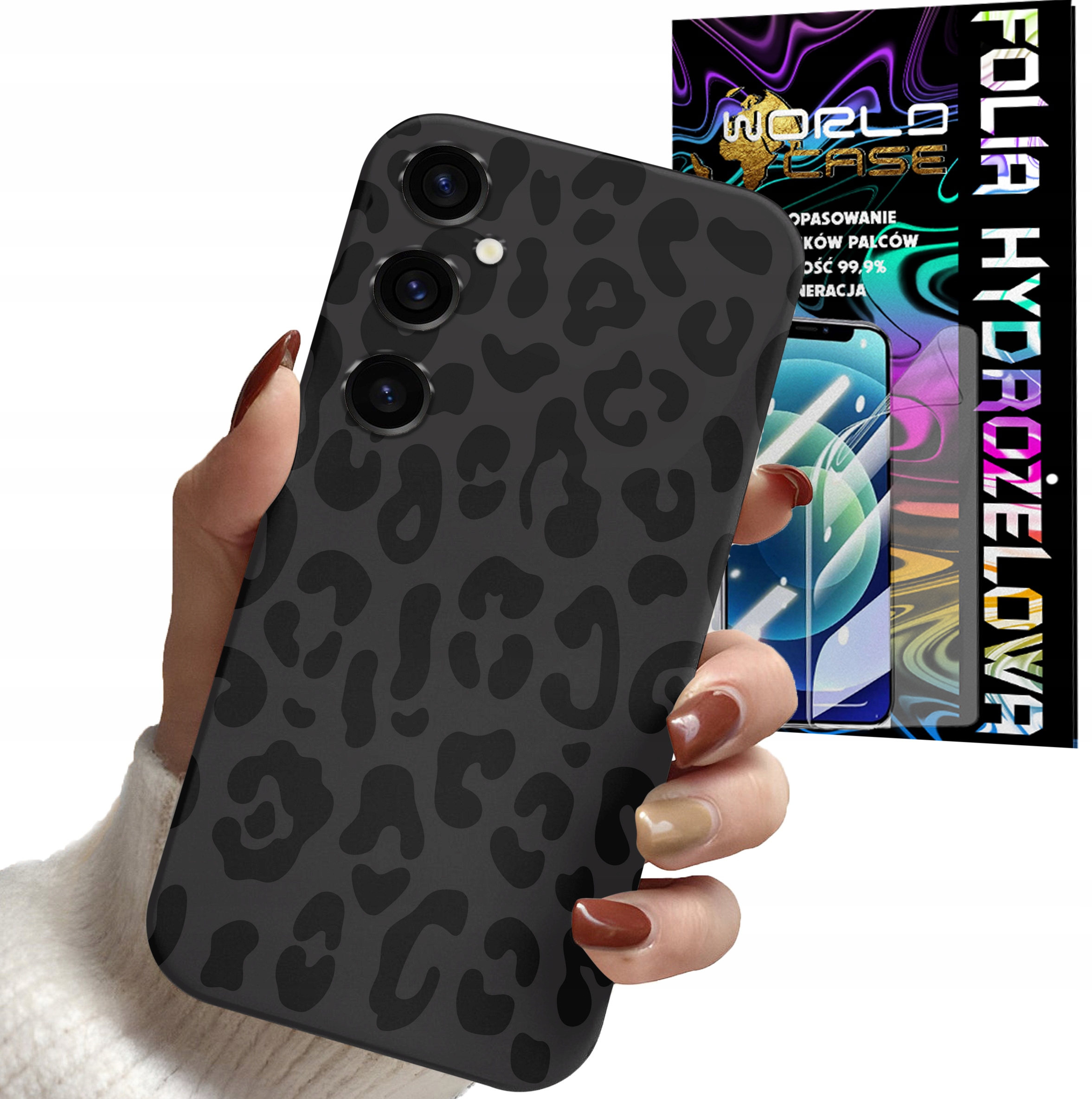 ETUI CASE DO SAMSUNG S24 FE - PANTERKA WZORKI MODNE WZORY OBUDOWA + FOLIA