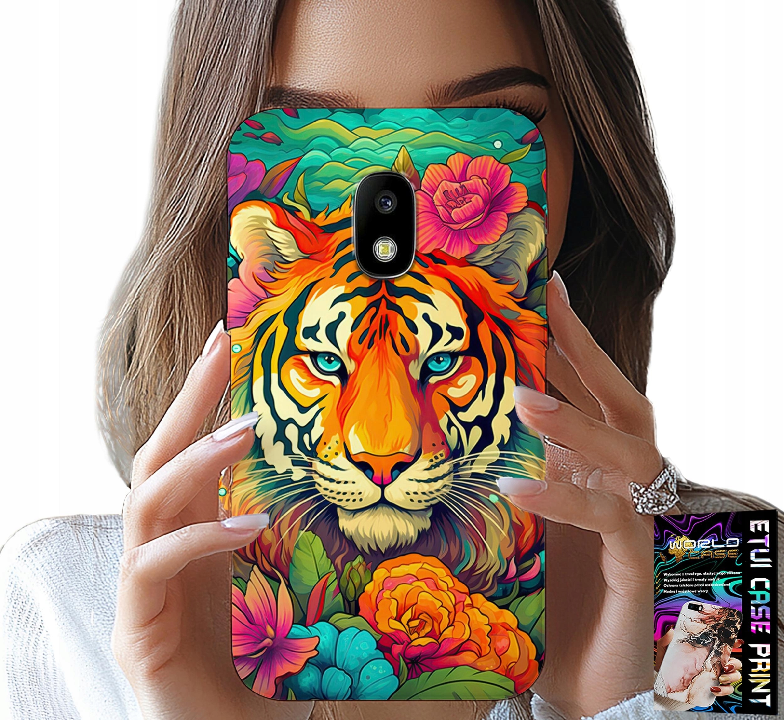 ETUI DO SAMSUNG GALAXY J5 2017 - ZWIERZĘCE WZORY TYGRYS TYGRYSEK CASE