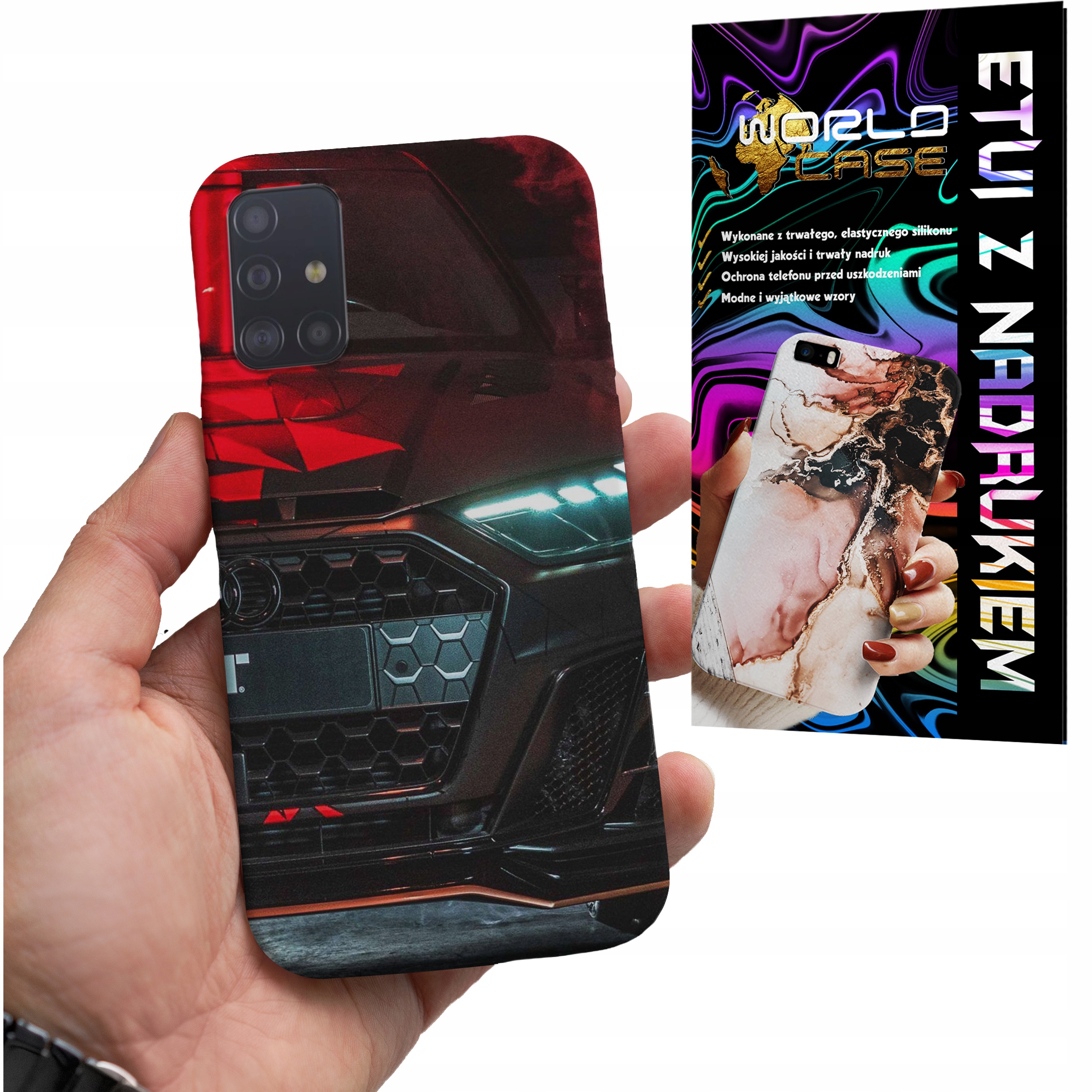 ETUI CASE DO SAMSUNG A71 - AUDI AUTO FAN WZORY MERCEDES ITP