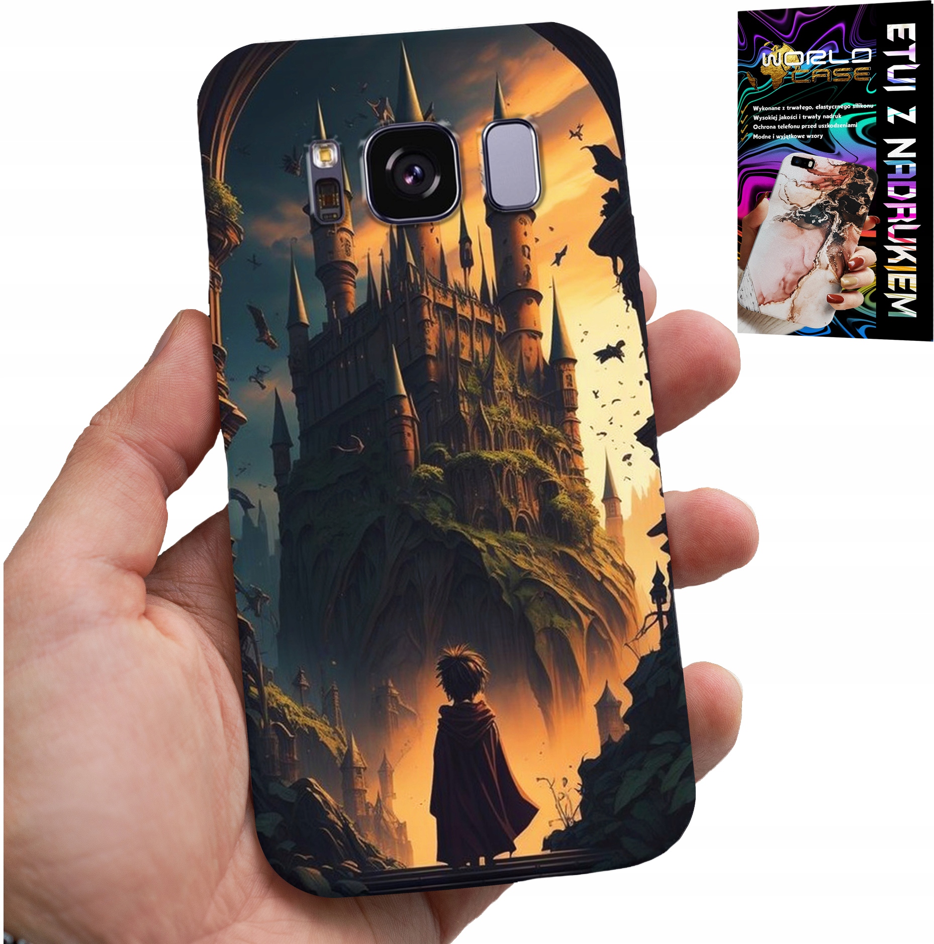 ETUI DO SAMSUNG GALAXY S8 - CASE DLA FANA MAGII MAGÓW RÓŻDŻKA ZAMEK