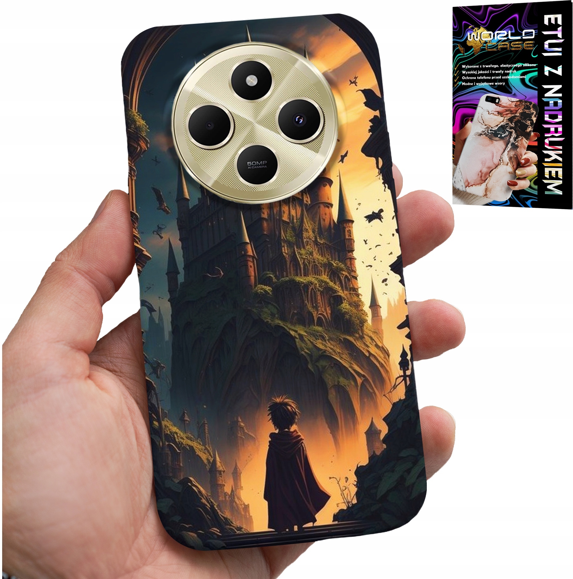 ETUI DO XIAOMI REDMI 14C 4G - CASE DLA FANA MAGII MAGÓW RÓŻDŻKA ZAMEK