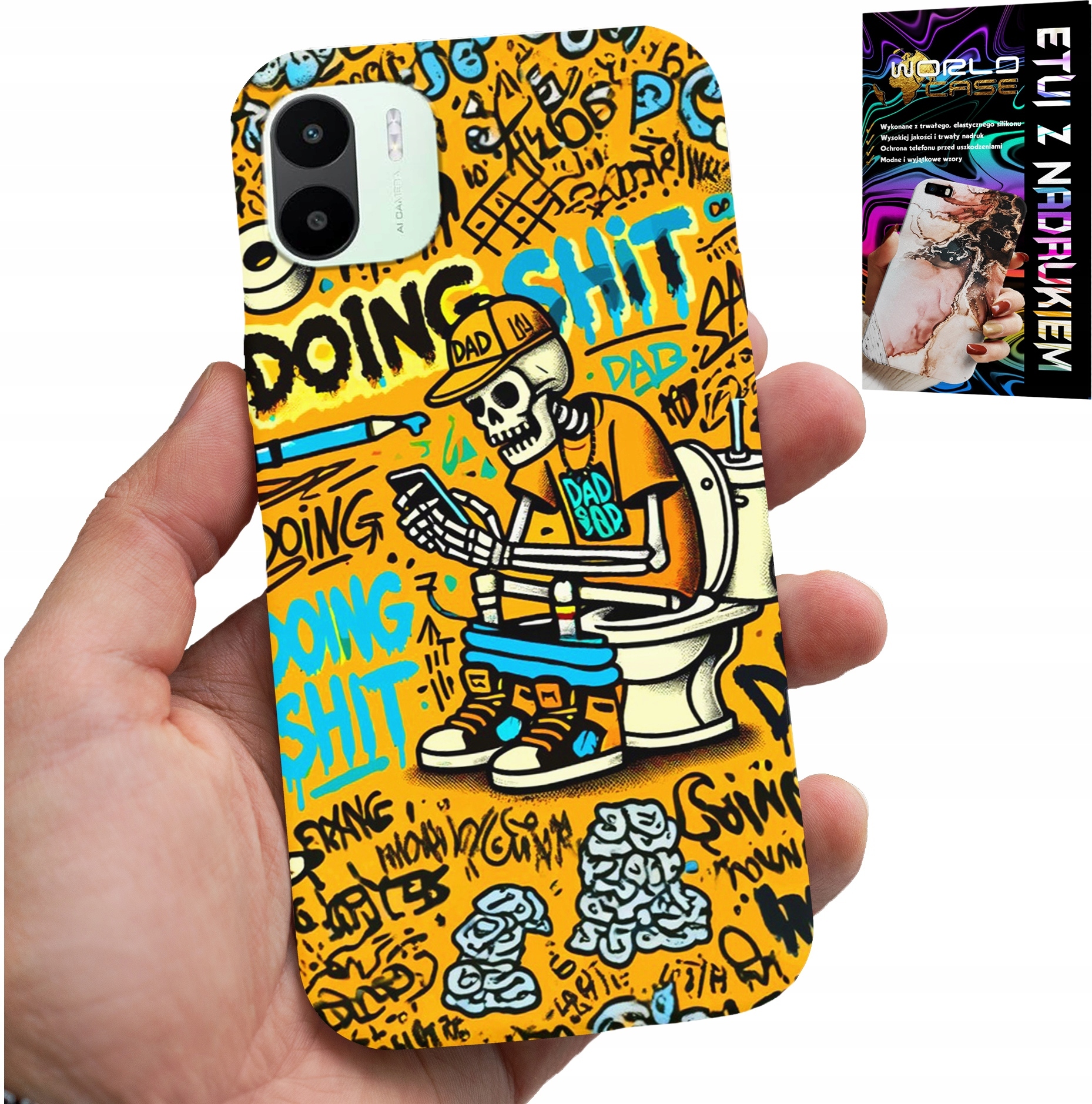 ETUI DO XIAOMI REDMI A1 - DOING SHIT KOŚCIOTRUP NA KIBLU CASE