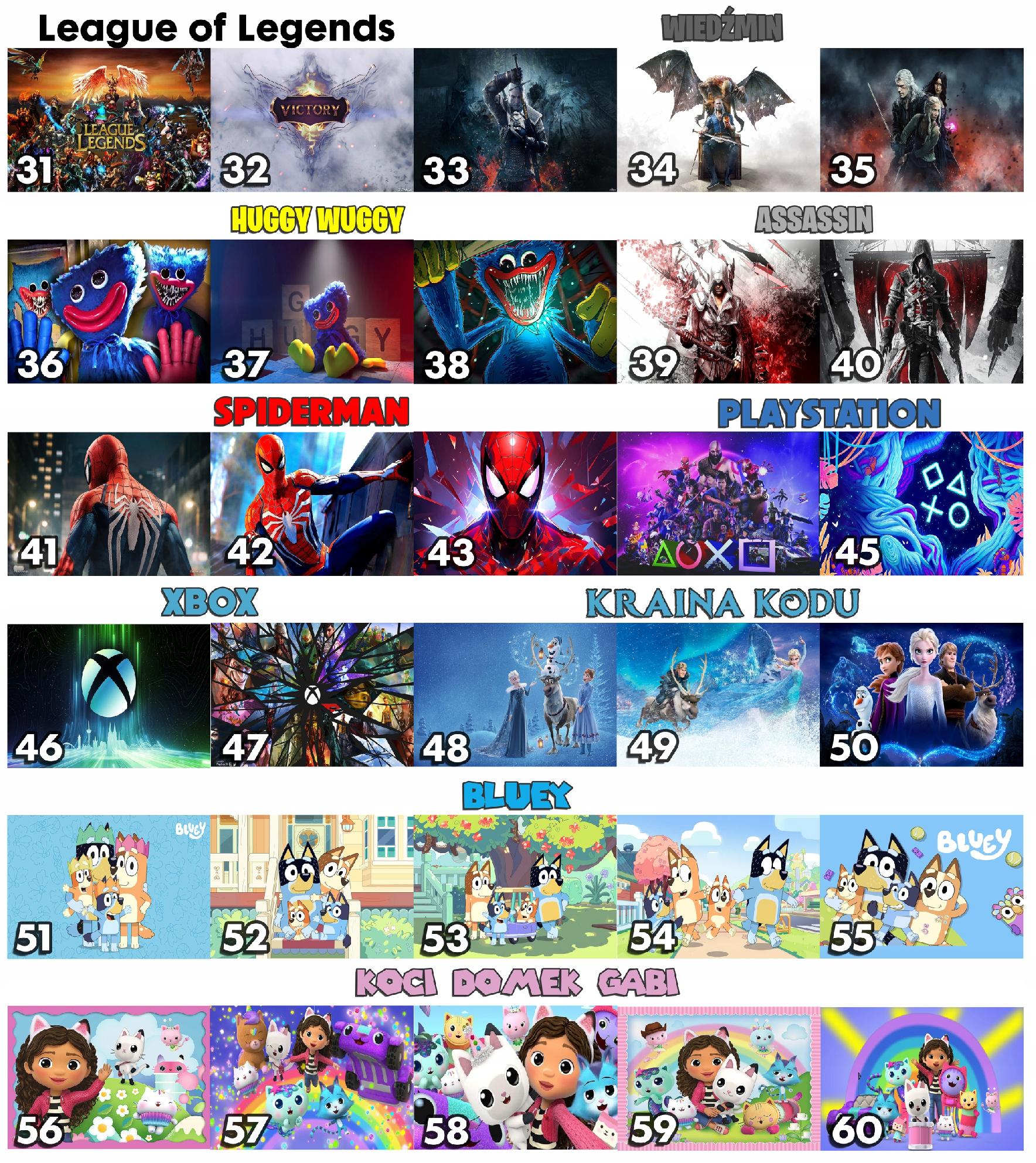 PUZZLE - SPIDER MAN WZORY Z BAJEK I GIER PREZENT DLA DZIECI 35el + WORECZEK