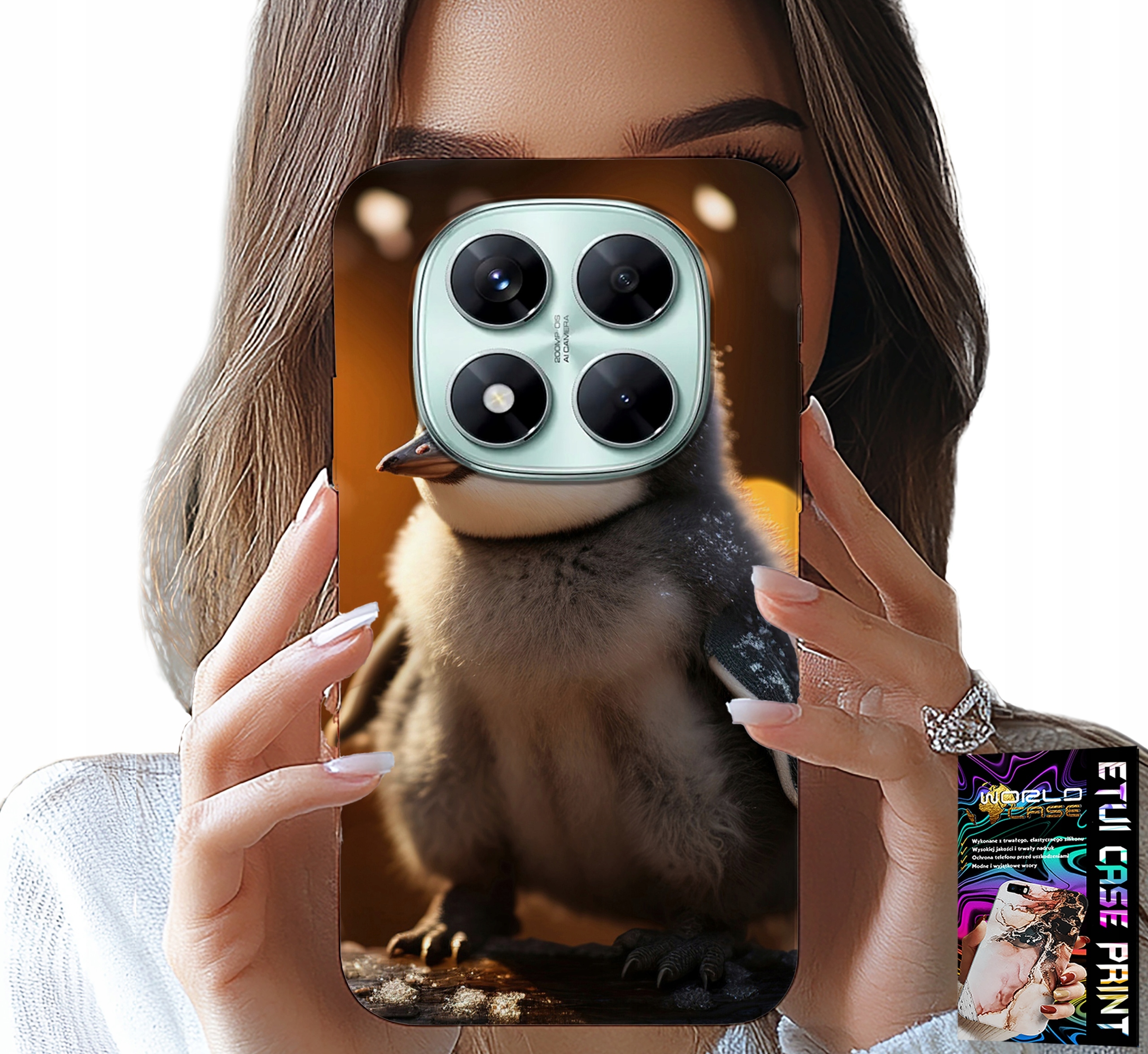 ETUI DO XIAOMI NOTE 14 PRO+ 5G - SŁODKI PINGWIN, TUPTAK, MADAGASKAR WZORY