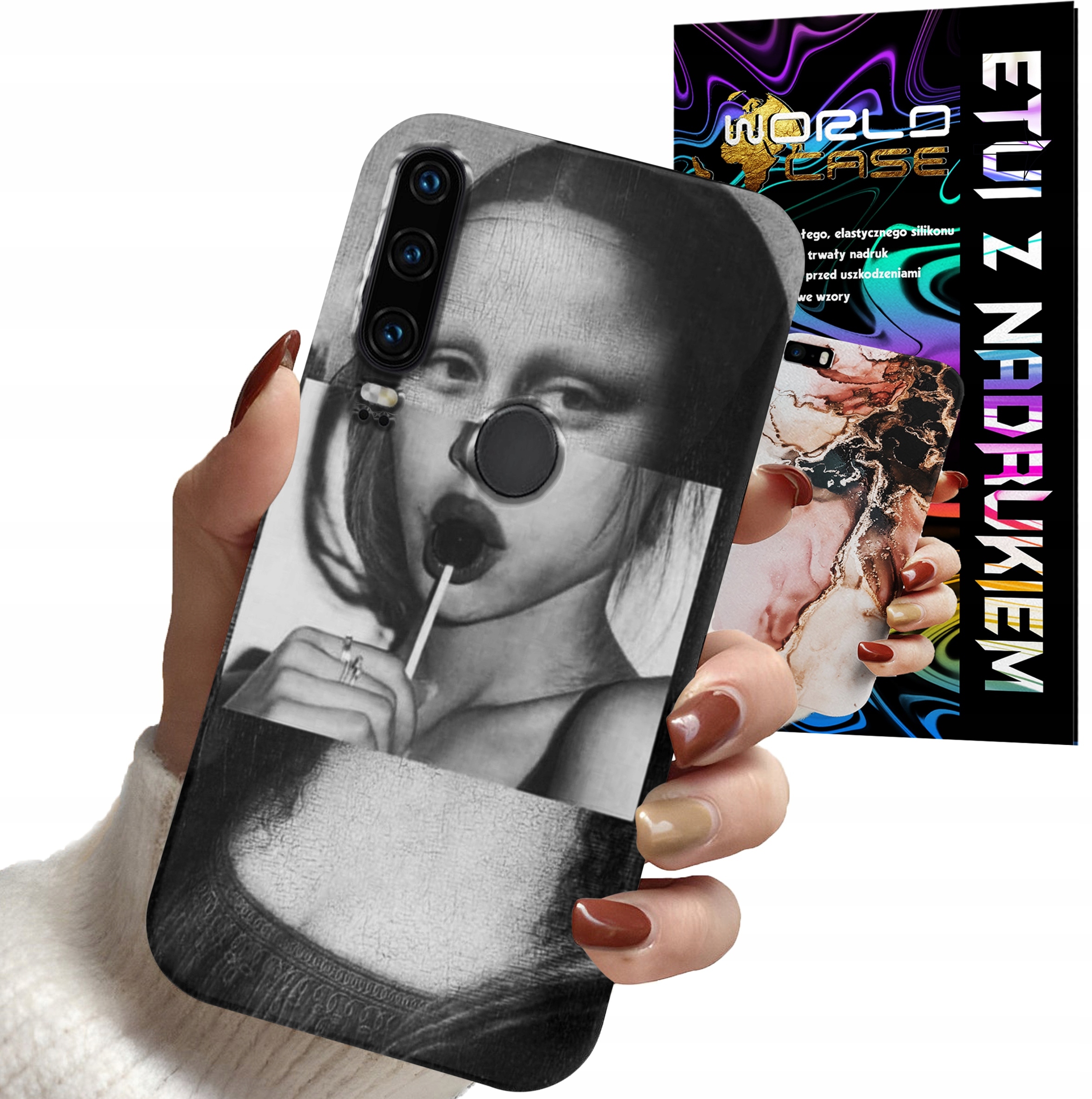 ETUI CASE DO HUAWEI P30 LITE - MONA LISA WZORY DLA KOBIET PLECKI OBUDOWA