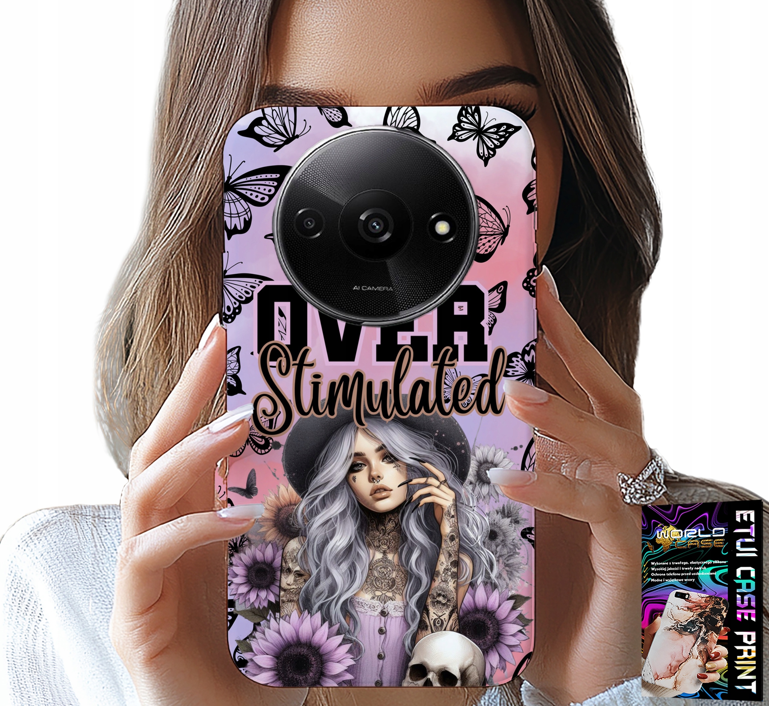 ETUI DO XIAOMI REDMI A3 - OVER STIMULATED, NASTOLETNIE WZORY, CASE