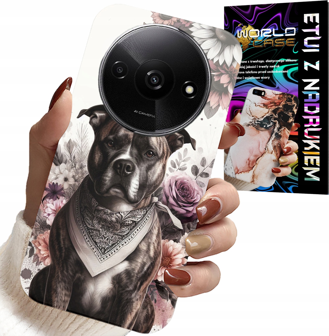 ETUI DO XIAOMI REDMI A3 - PITBULL GROŹNE PSY FUTERAŁ PLECKI CASE
