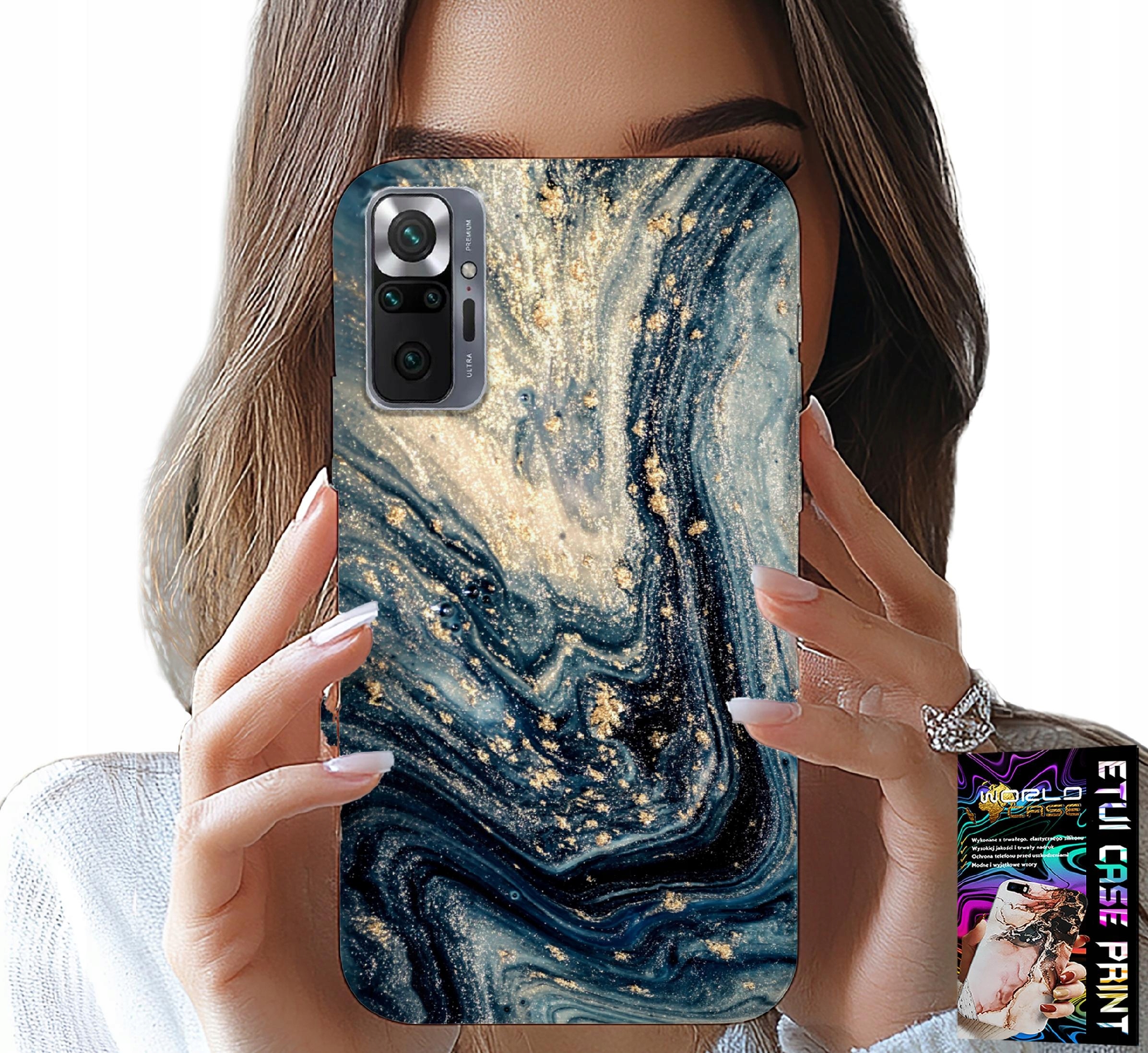 ETUI DO XIAOMI NOTE 10 PRO - KAMIENNE ELEGANCKIE WZORY OBUDOWA CASE