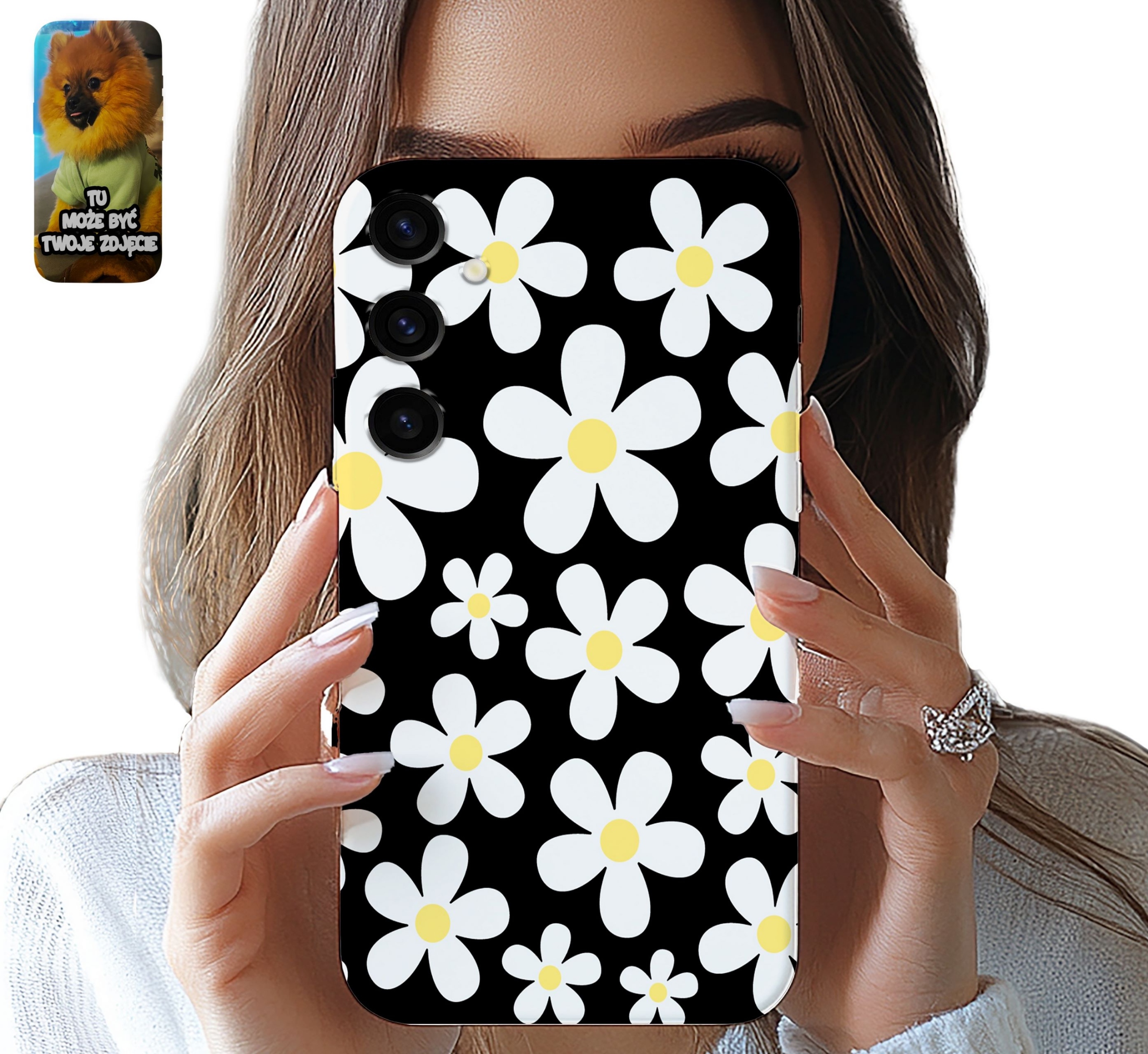 ETUI CASE SAMSUNG GALAXY S24 FE STOKROTKA STOKROTKI MODNE WZORY