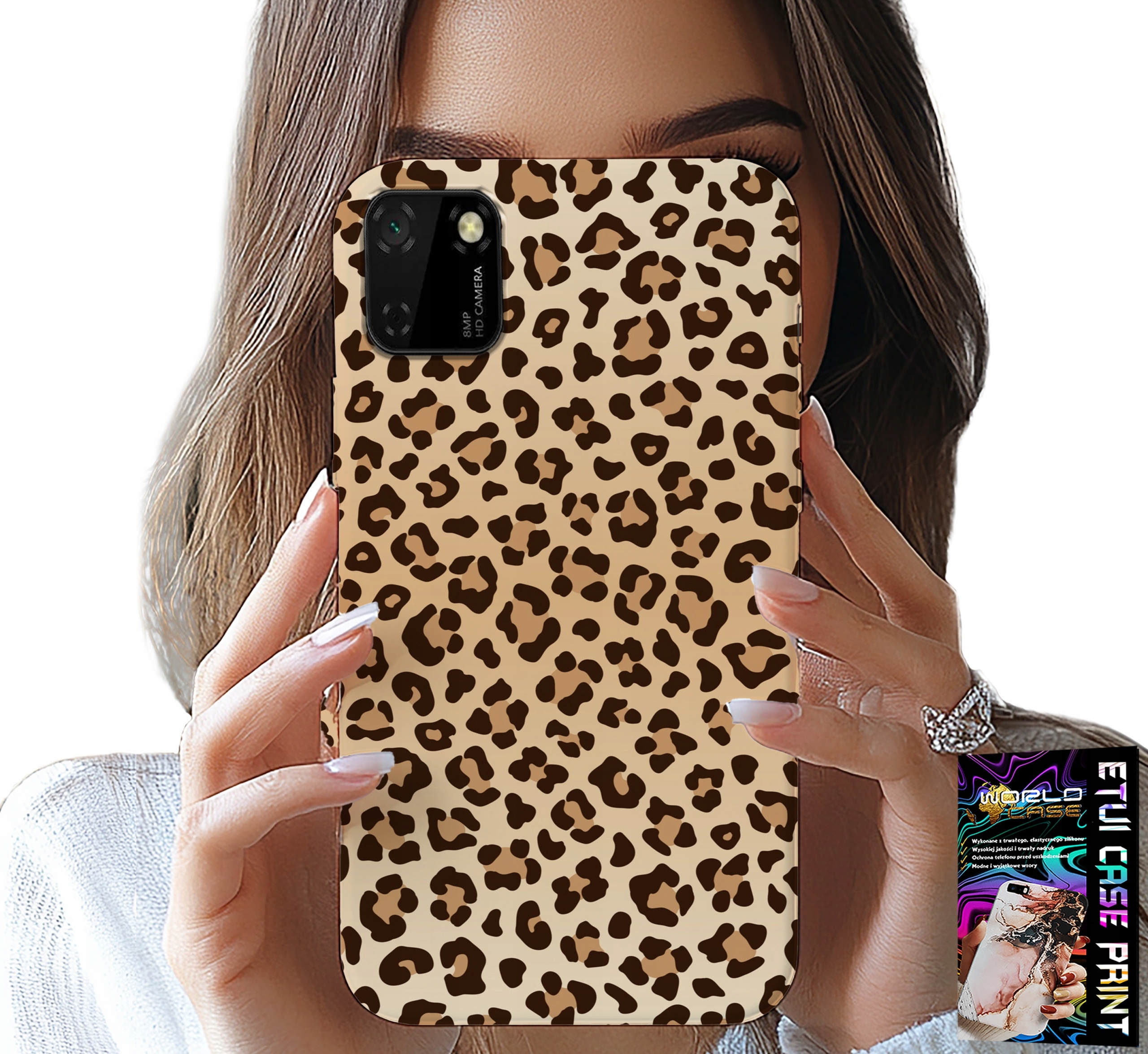 ETUI DO HUAWEI Y5P - PLECKI W PANTERKĘ MODNE KOBIECE WZORY