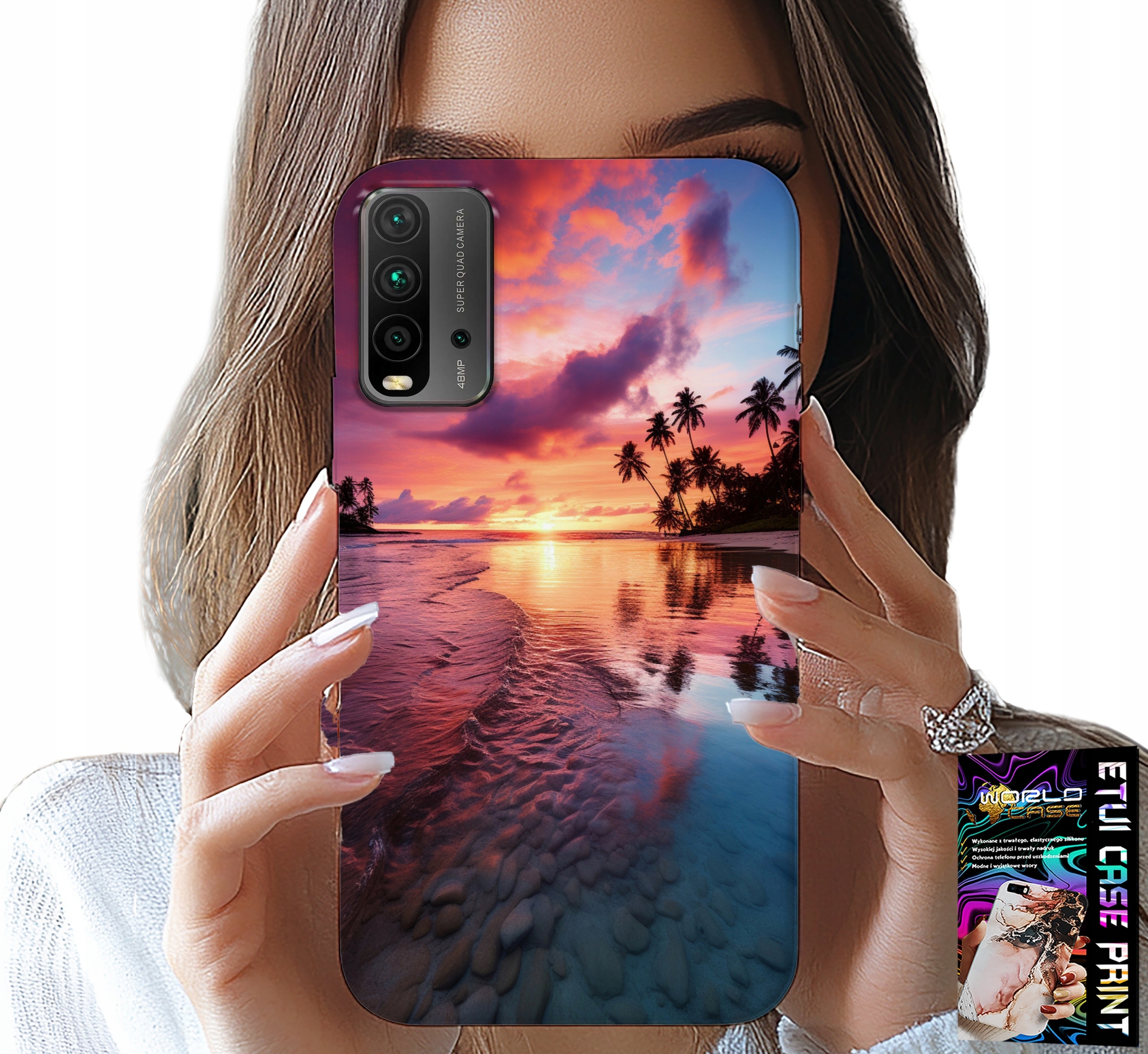 ETUI DO XIAOMI REDMI 9T - PLAŻA WAKACJE WYSPA PIĘKNE WIDOKI +SZKŁO