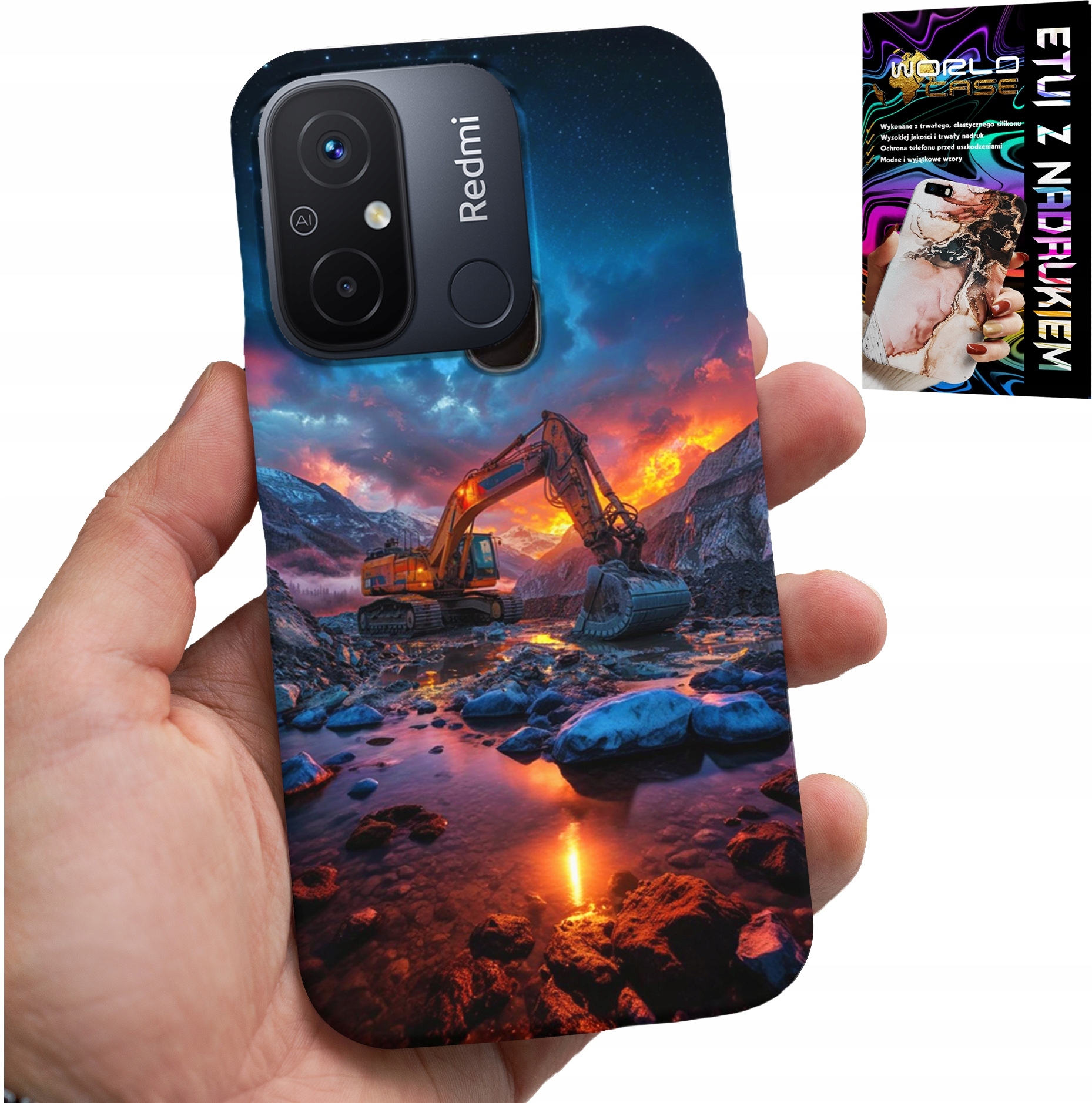 ETUI DO XIAOMI REDMI 12C - TRAKTOR CIĄGNIK ROLNICZY FARMA UPRAWA