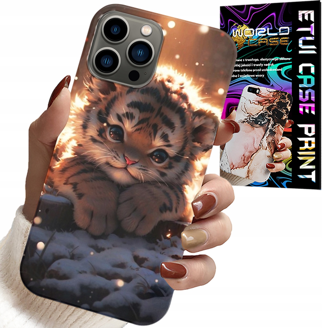 ETUI DO IPHONE 11 PRO MAX - Z NADRUKIEM SŁODKI TYGRYSEK OBUDOWA CASE