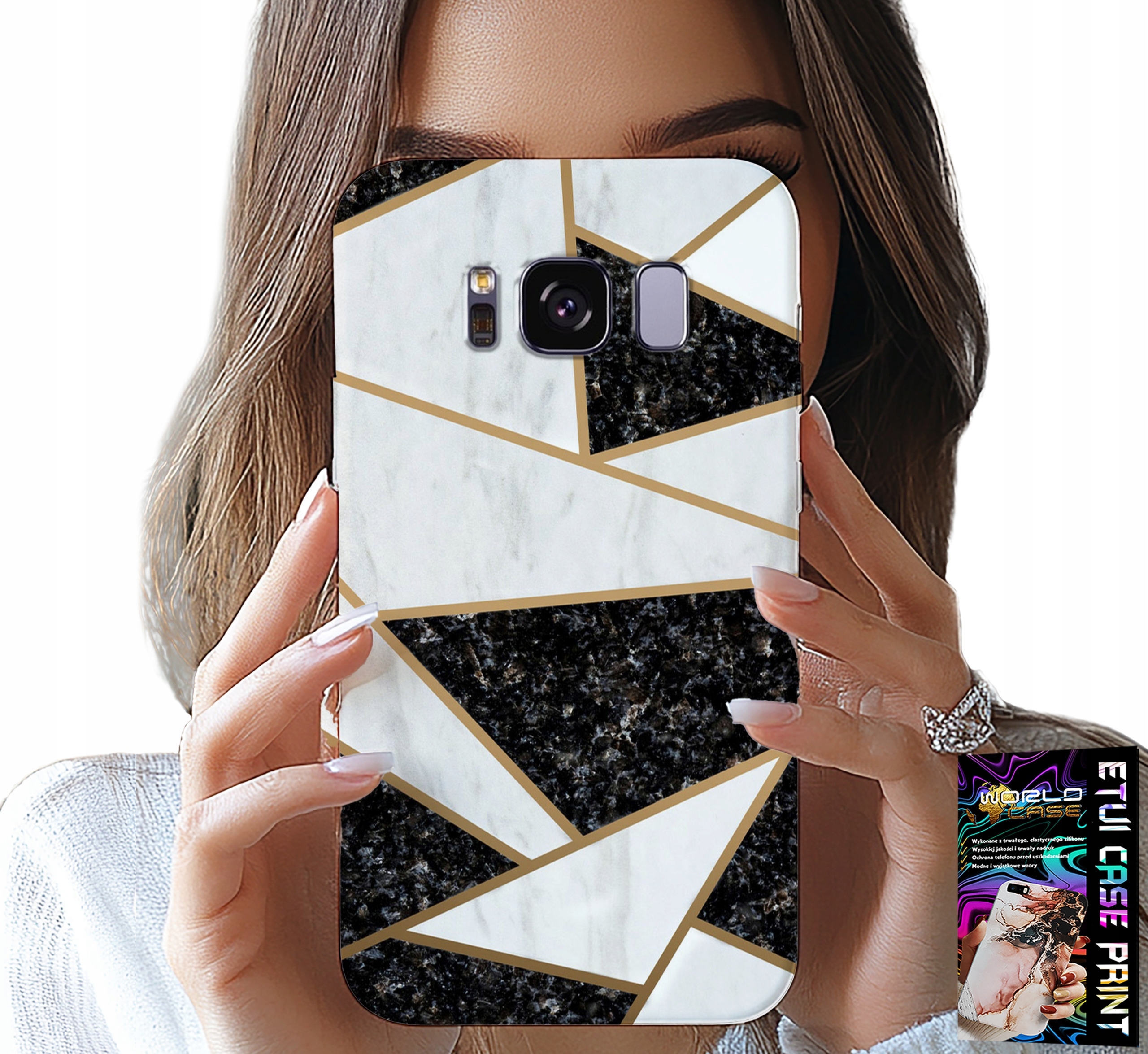 ETUI DO SAMSUNG GALAXY S8 - ELEGANCKIE MODNE WZORY CASE + FOLIA
