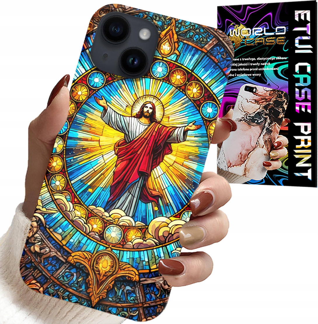 ETUI DO IPHONE 13 - JEZUS CHRZEŚCIJAŃSTWO RELIGIA + SZKŁO