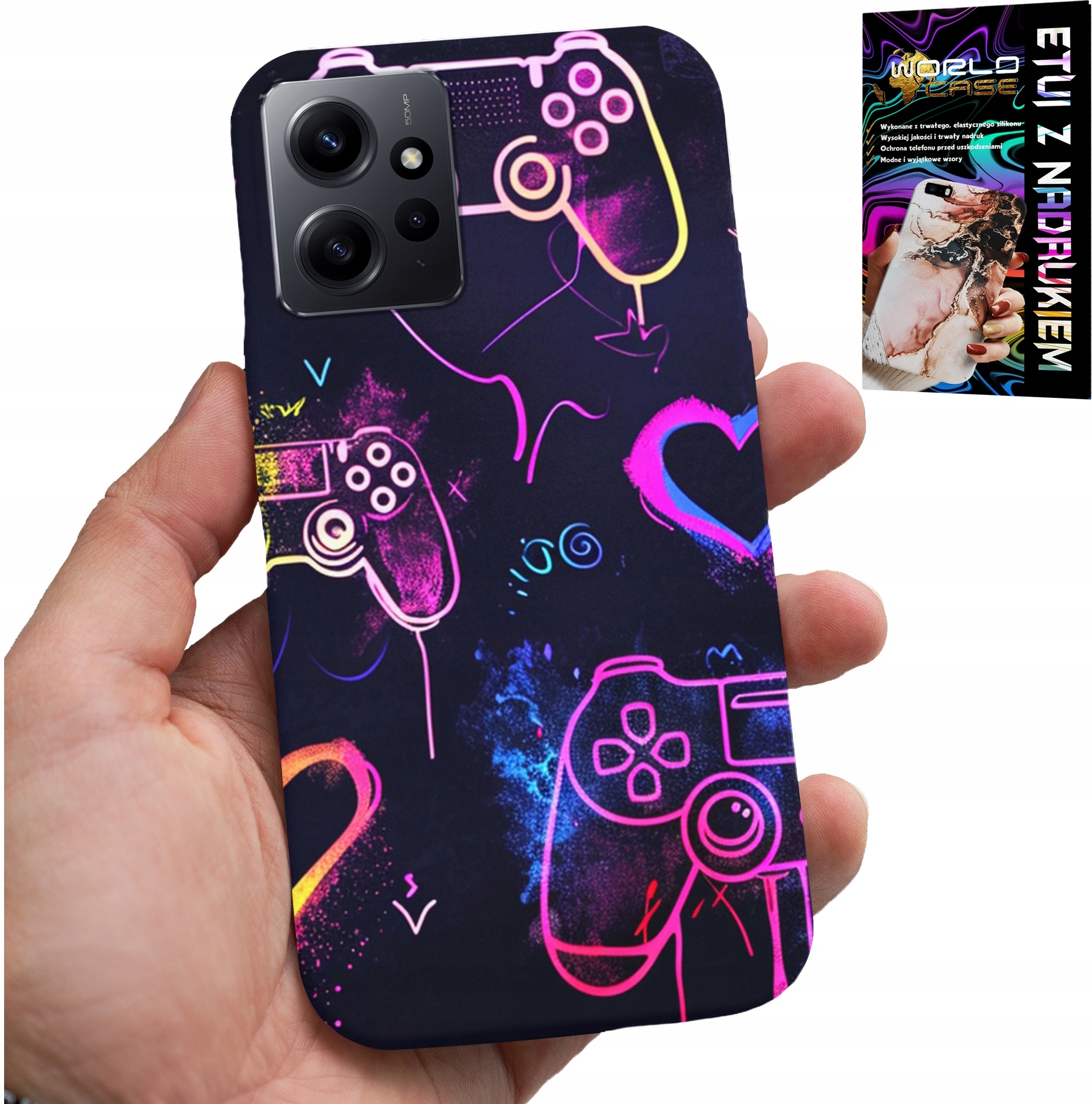 ETUI DO XIAOMI NOTE 12 4G - CASE DLA GRACZA, GRA, WZORY DLA GAMERA