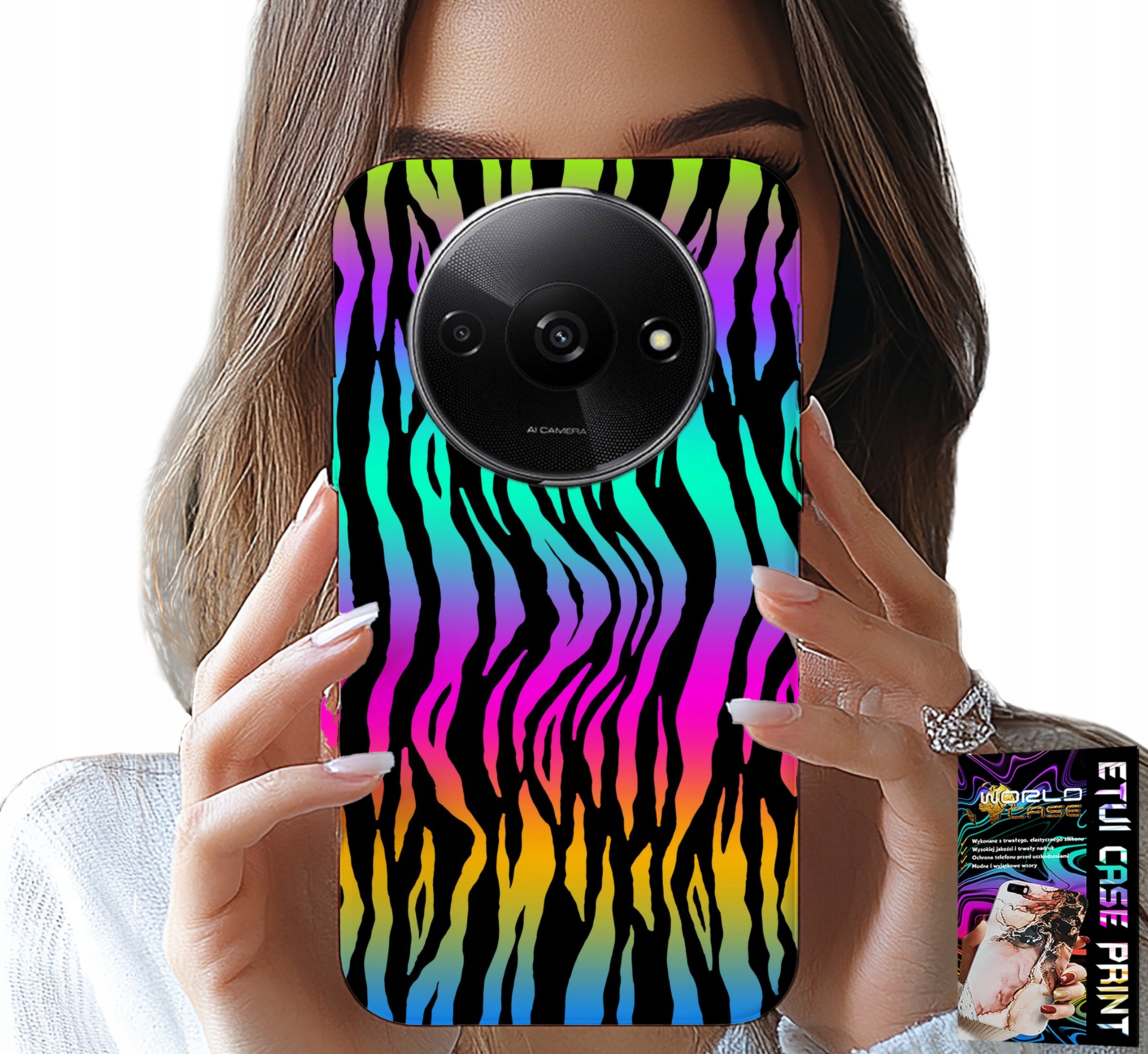 ETUI DO XIAOMI REDMI A3 - ABSTRAKCYJNE KOLOROWE WZORY CASE + FOLIA