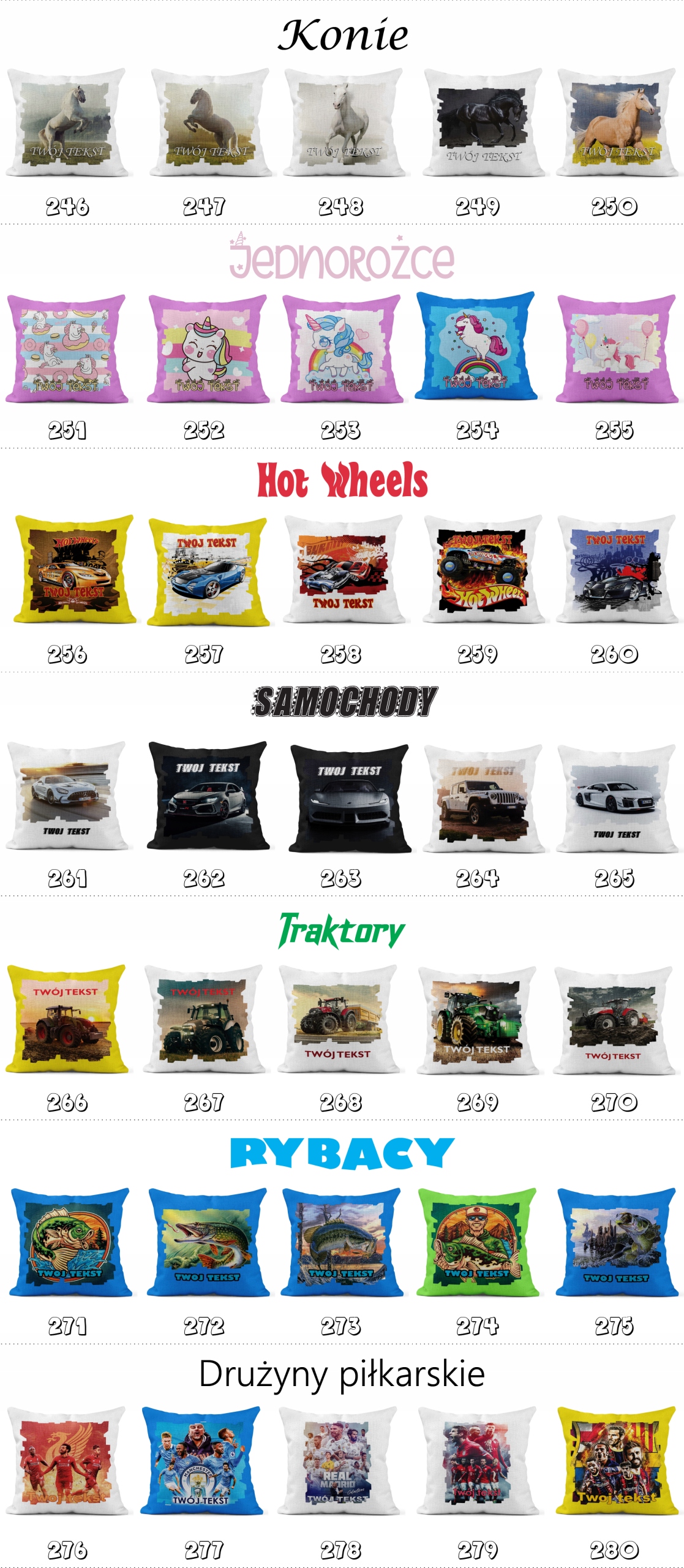 POSZEWKA Z NADRUKIEM BAWEŁNIANA 40x40CM - BTS KPOP KOREA