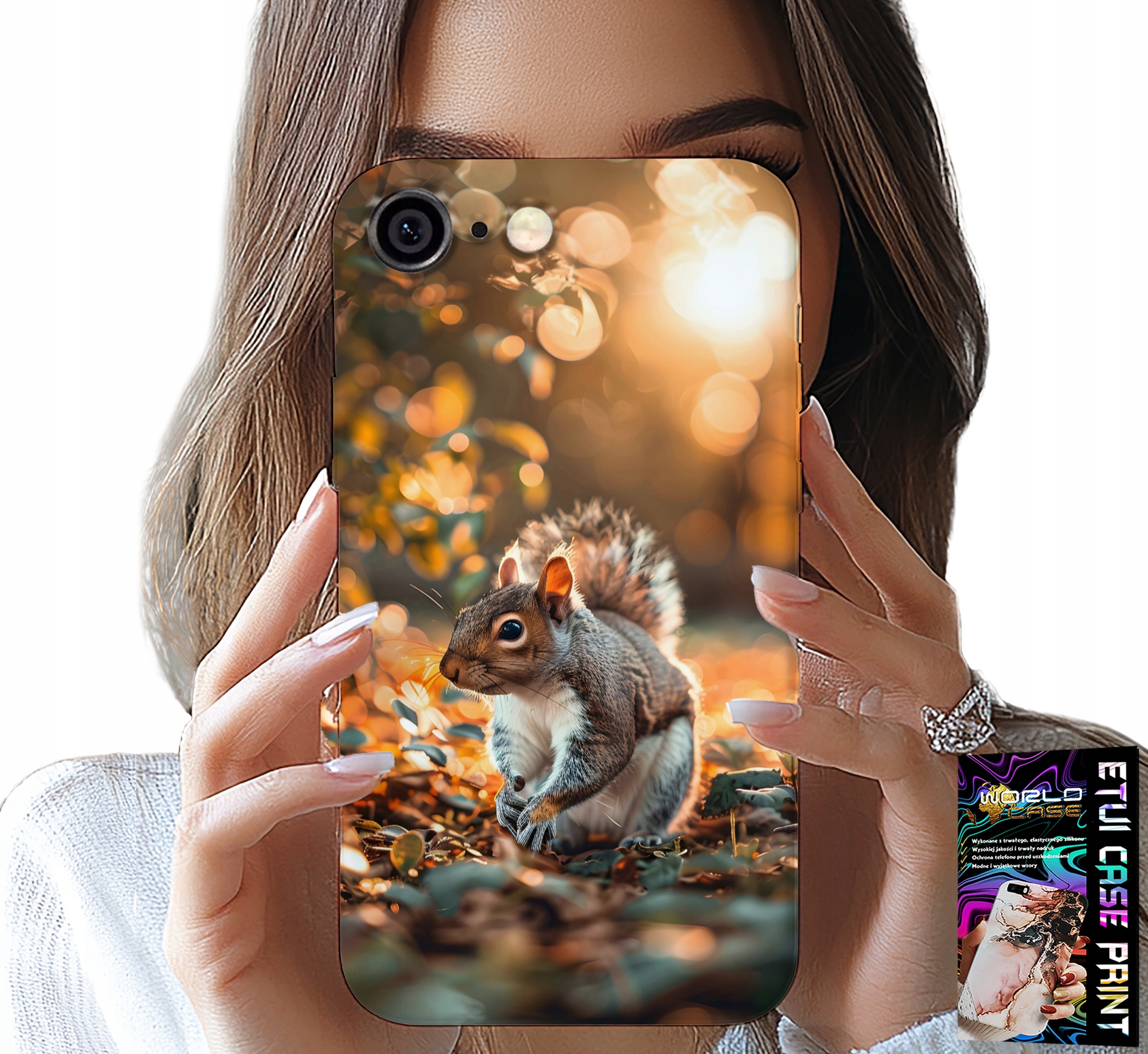 ETUI DO IPHONE ( 6 PLUS ) - SŁODKA WIEWIÓRKA, CASE Z WŁASNYM MOTYWEM