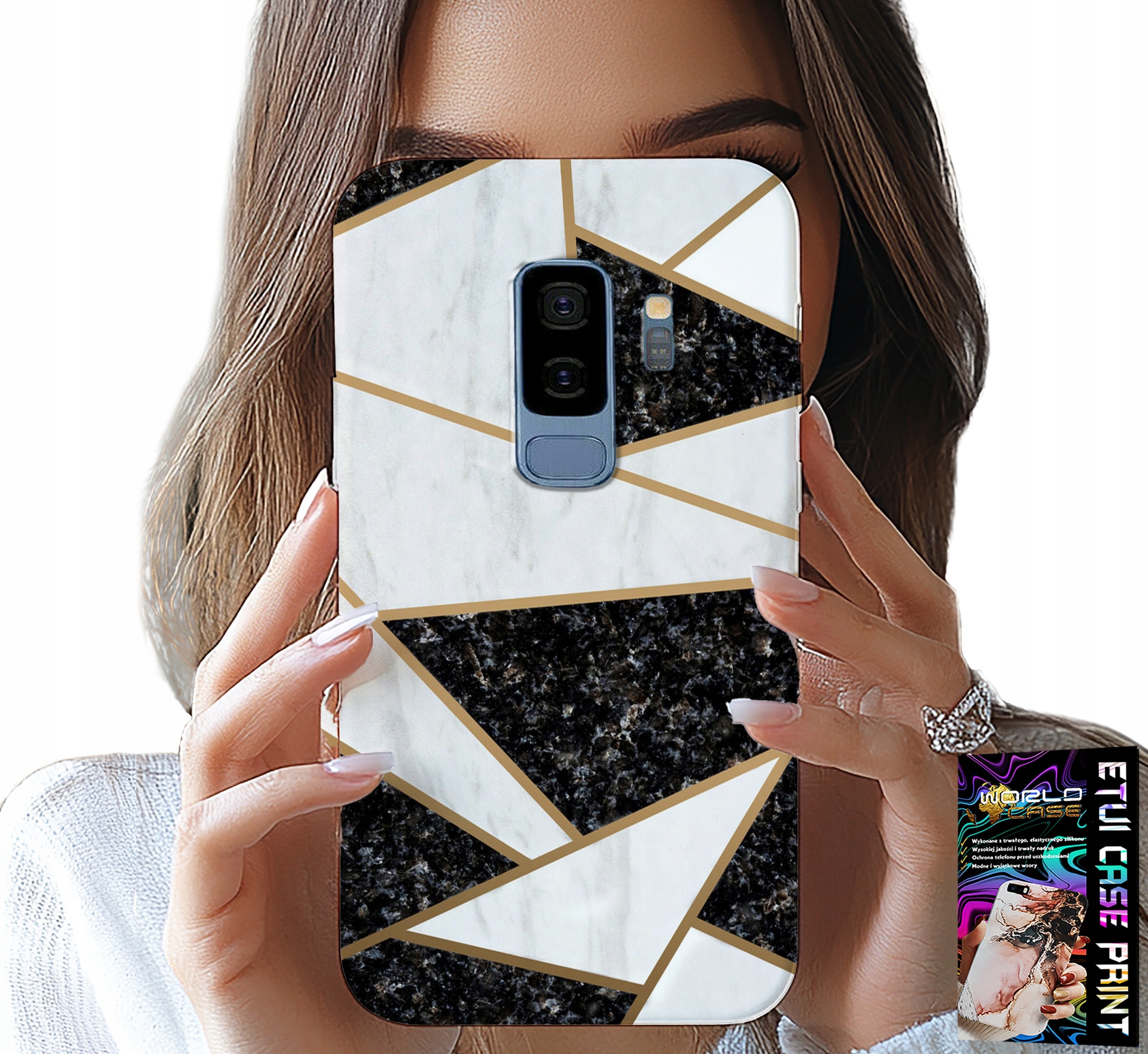 ETUI DO SAMSUNG GALAXY S9 PLUS - ELEGANCKIE MODNE WZORY CASE + FOLIA