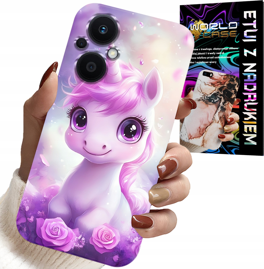 ETUI DO OPPO RENO7 LITE 5G - SŁODKI JEDNOROŻEC, WZORY DLA DZIECI CASE