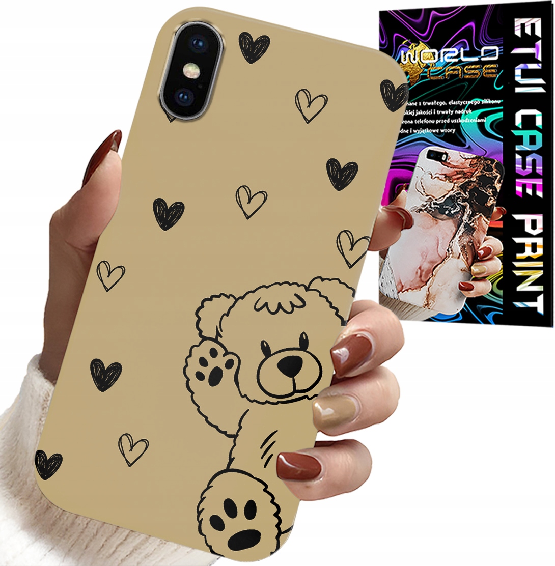 ETUI DO IPHONE XS MAX - MIŚ PLUSZAK WZORY DLA NAJMŁODSZYCH CASE