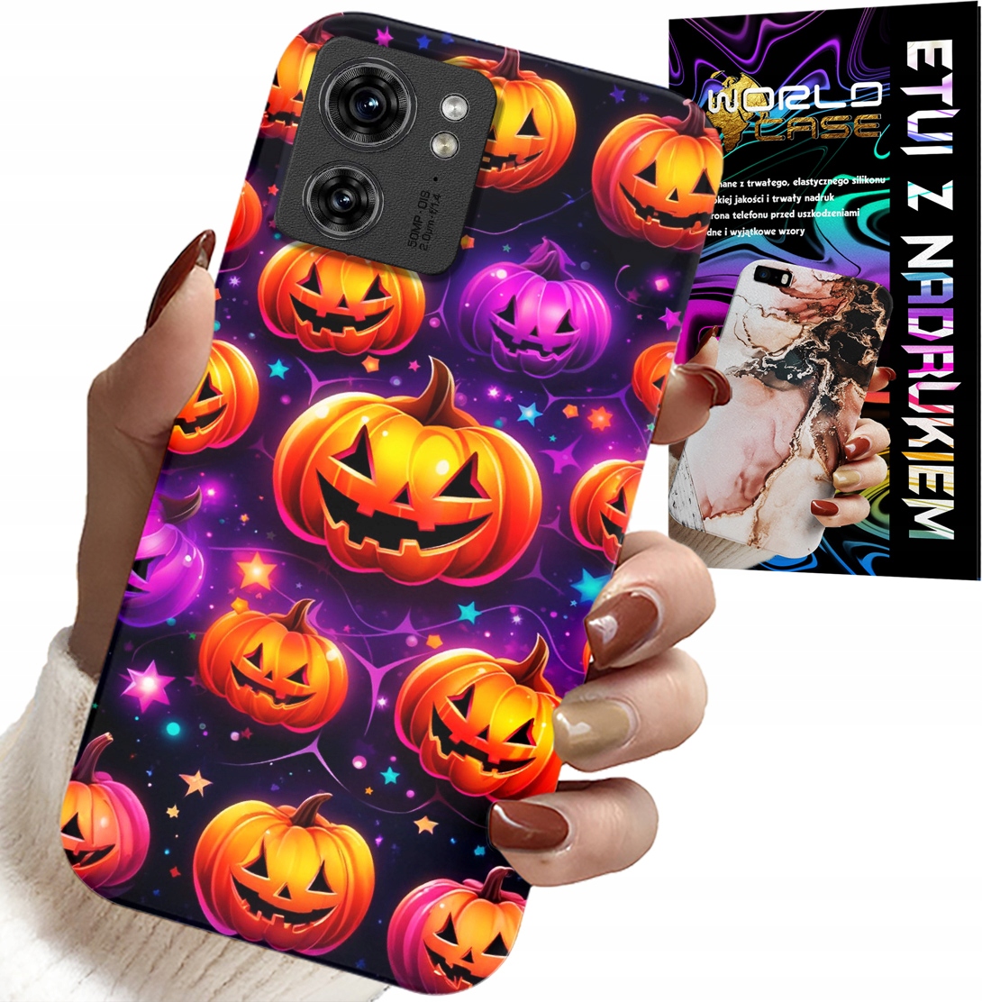 ETUI DO MOTOROLA EDGE 40 - HALLOWEEN, SALEM, STRASZNE DYNIE, WZORY