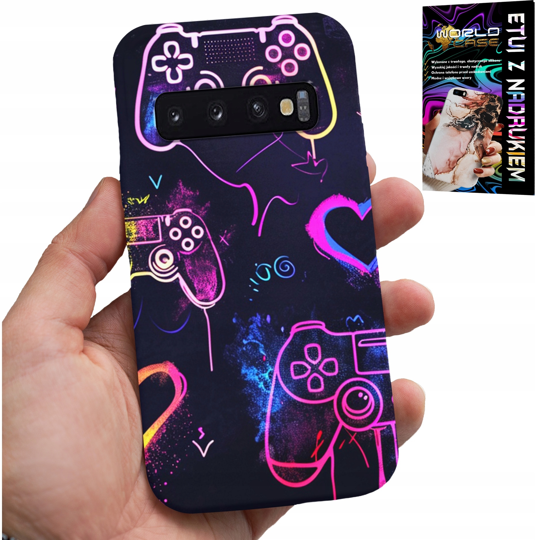 ETUI DO SAMSUNG GALAXY S10 PLUS - CASE DLA GRACZA, GRA, WZORY DLA GAMERA