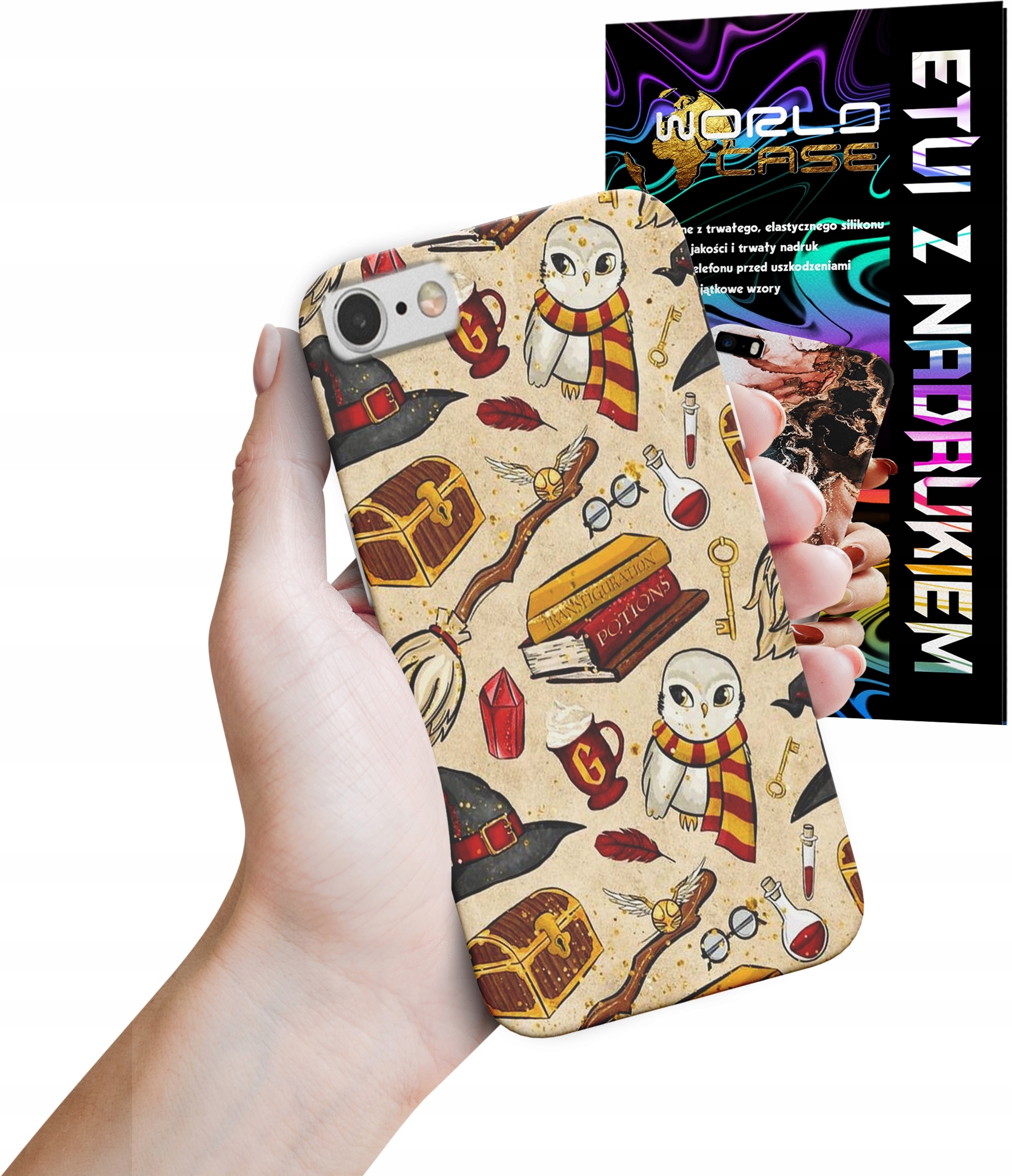 ETUI CASE DO IPHONE 6 PLUS - POTTER WZORY WIELE WZORÓW DLA FANA MAGI