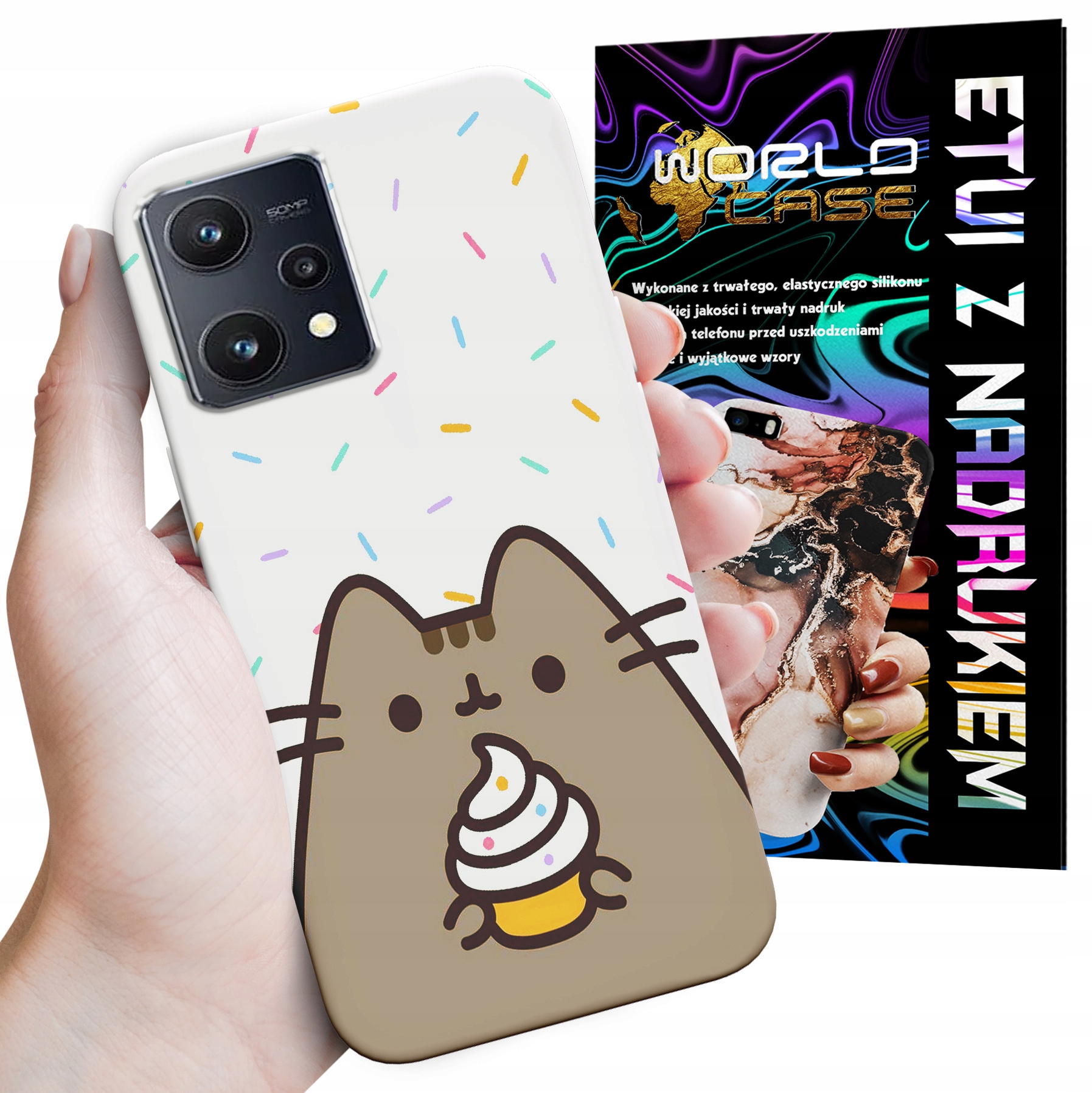 ETUI CASE DO REALME 9 PRO - SŁODKI KOTEK KOT OBUDOWA PLECKI