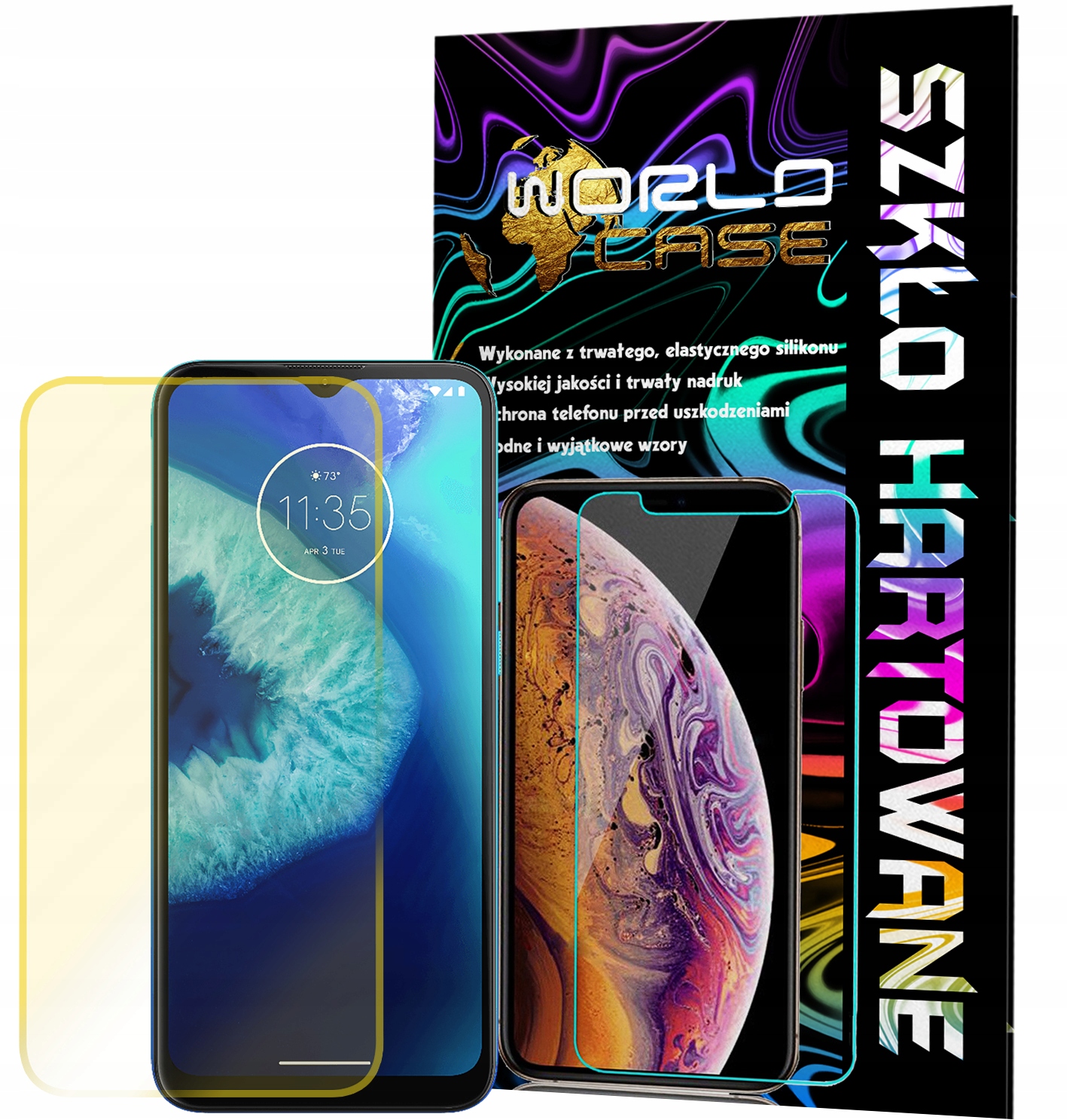 SZKŁO HARTOWANE DO MOTOROLA G8 POWER LITE NA EKRAN SZKIEŁKO OCHRONNE