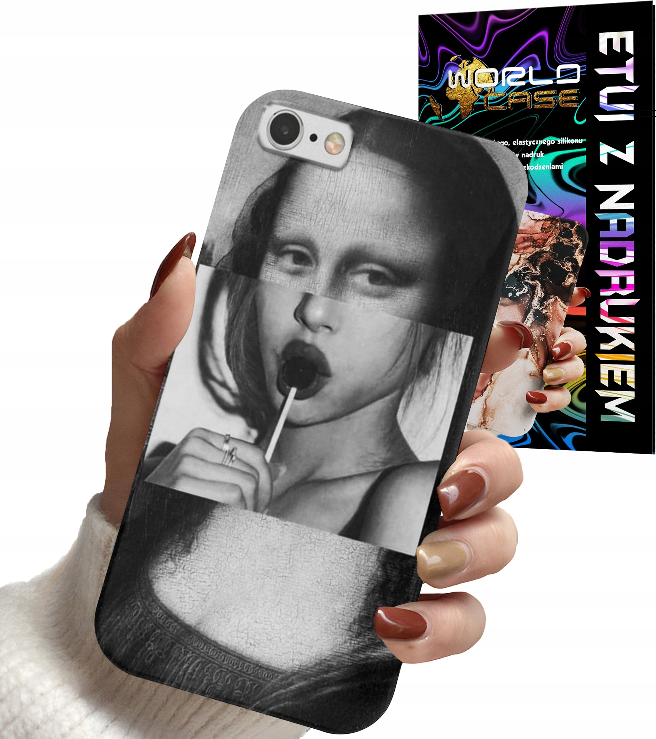 ETUI CASE DO IPHONE 6 PLUS - MONA LISA WZORY DLA KOBIET PLECKI OBUDOWA