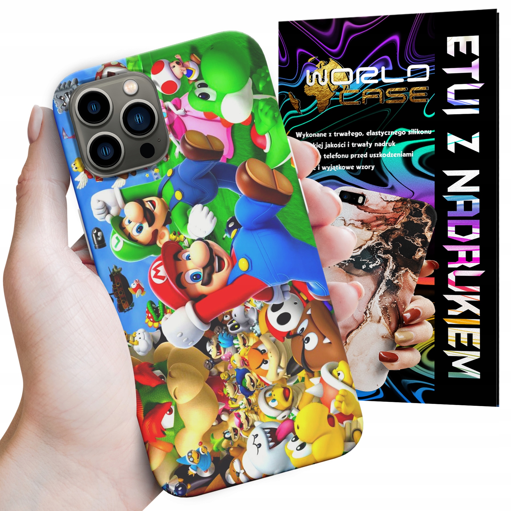 ETUI CASE DO IPHONE 12 PRO - SUPER MARIO BROS BAJKI WZORY WYBÓR