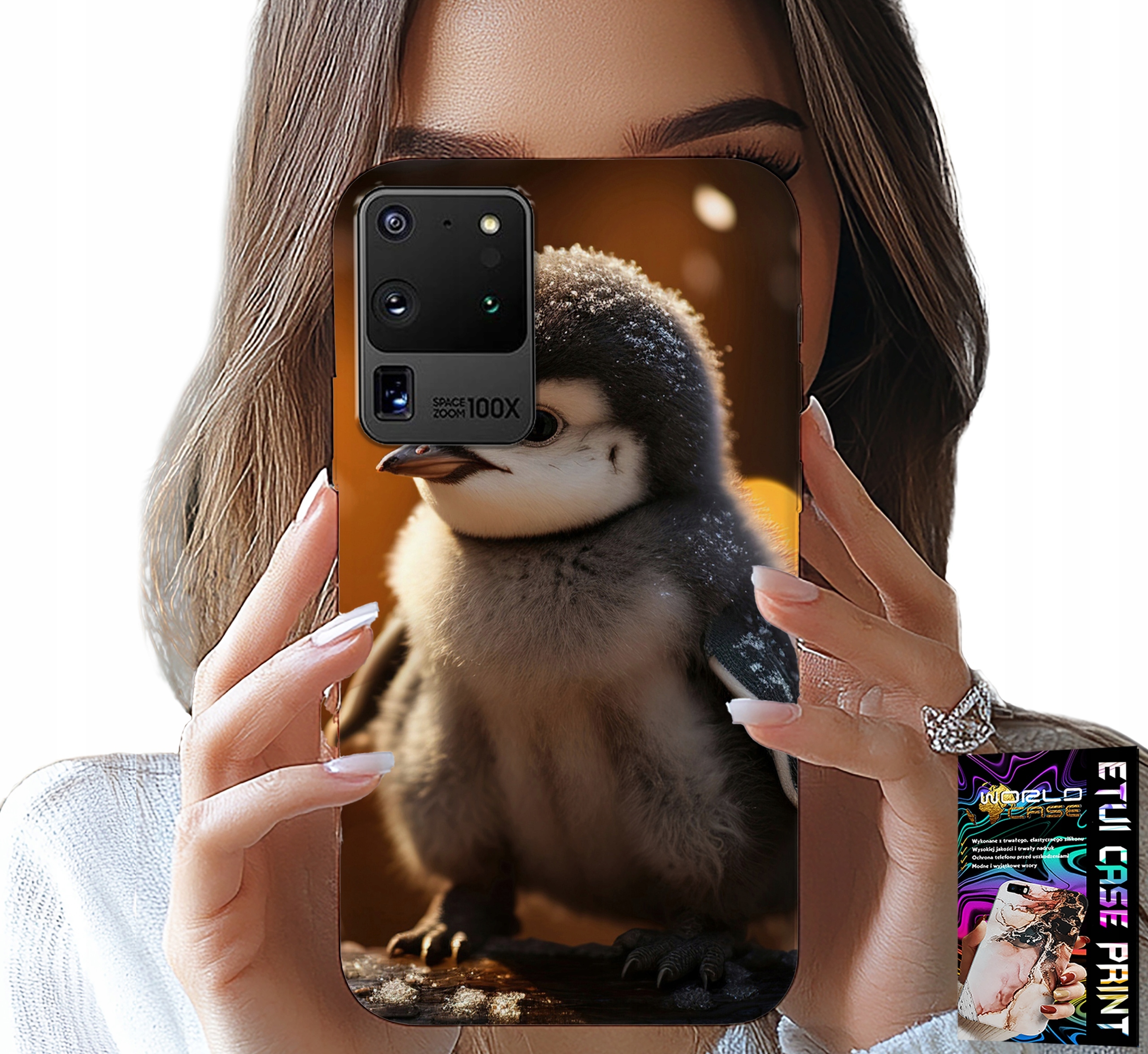 ETUI DO SAMSUNG GALAXY S20 Ultra - SŁODKI PINGWIN, TUPTAK, MADAGASKAR WZORY