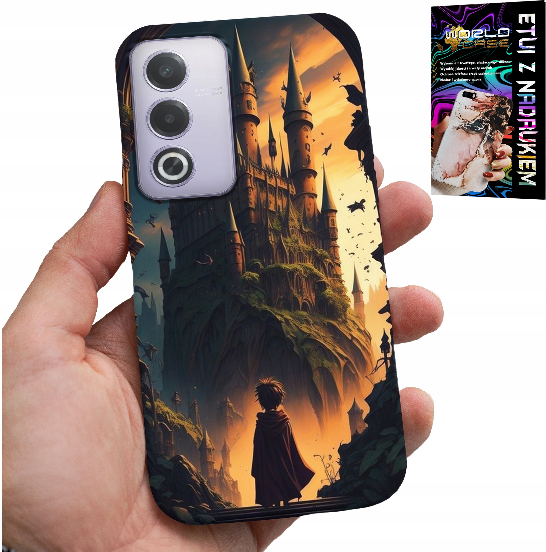 ETUI DO OPPO A80 5G - CASE DLA FANA MAGII MAGÓW RÓŻDŻKA ZAMEK