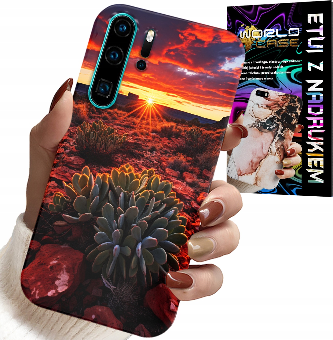ETUI DO HUAWEI P30 PRO - MEKSYKAŃSKA PUSTYNIA WIDOKI CASE + FOLIA
