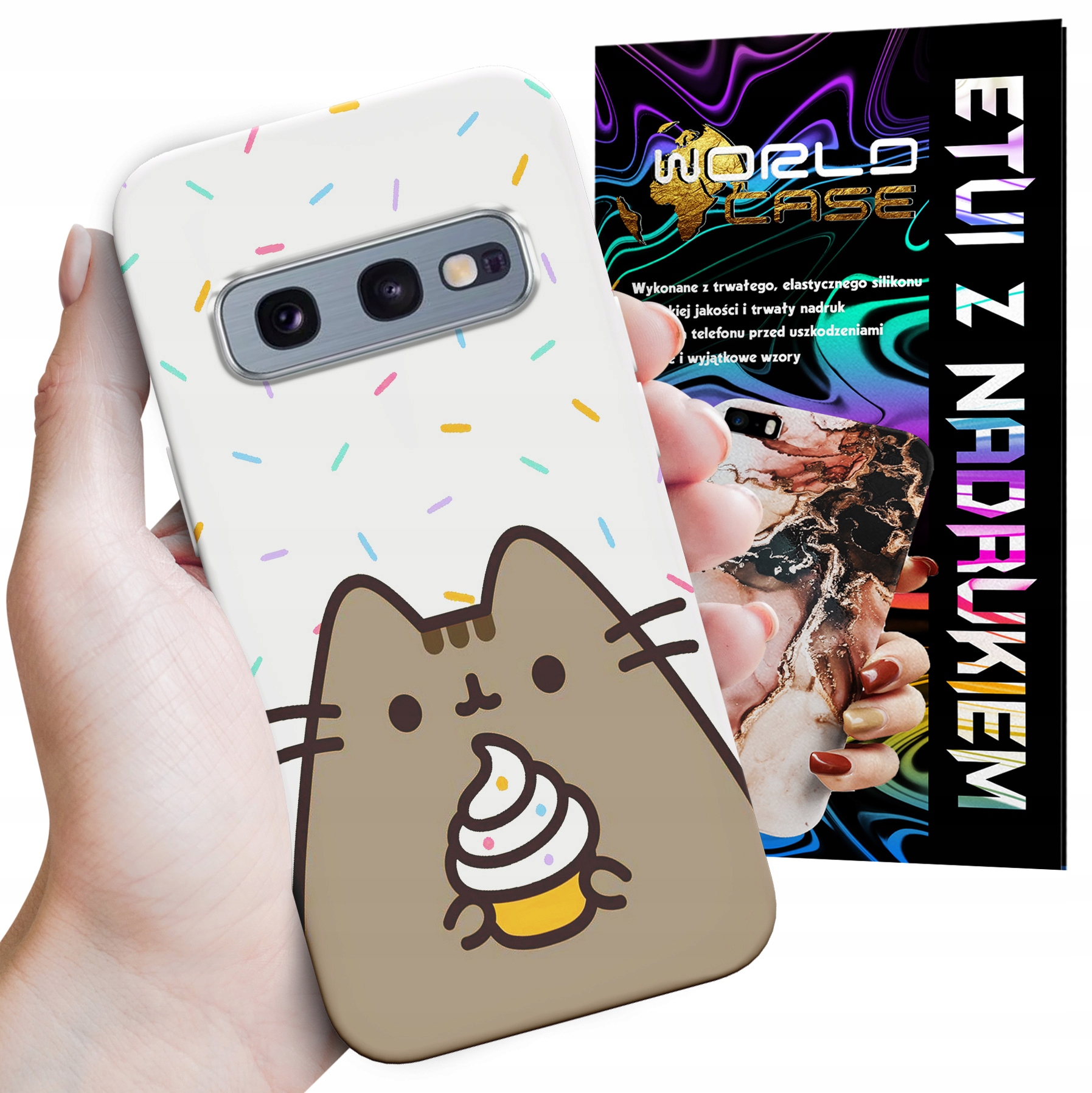 ETUI CASE DO SAMSUNG S10E - SŁODKI KOTEK KOT OBUDOWA PLECKI