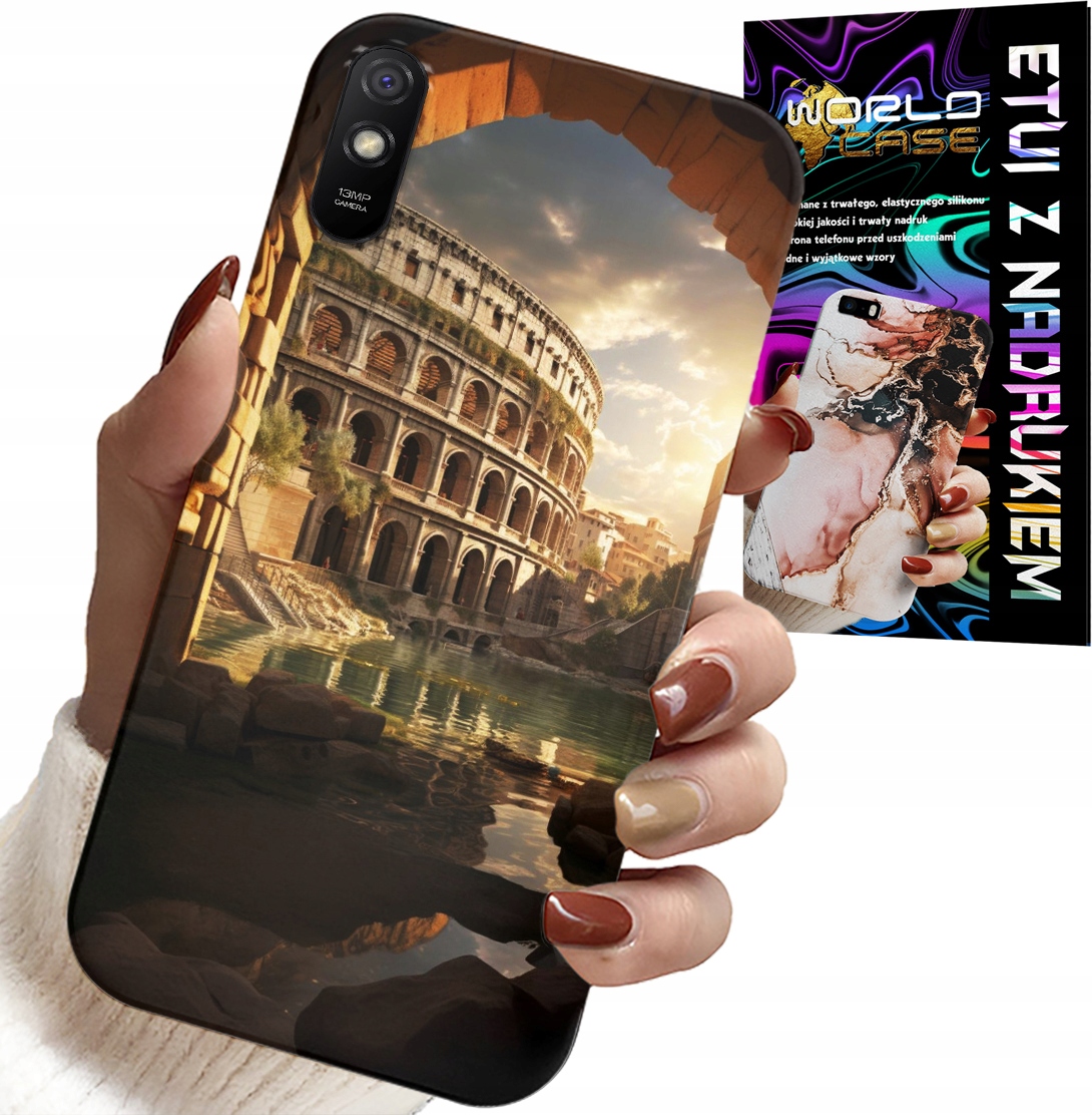 ETUI DO XIAOMI REDMI 9A - RZYM COLOSSEUM RZYMIANIE STAROŻYTNOŚĆ